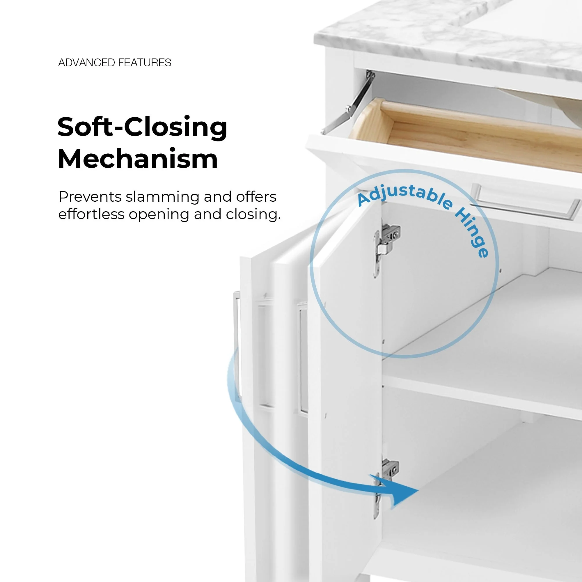 OVE Decors Tahoe 72 White Vanity