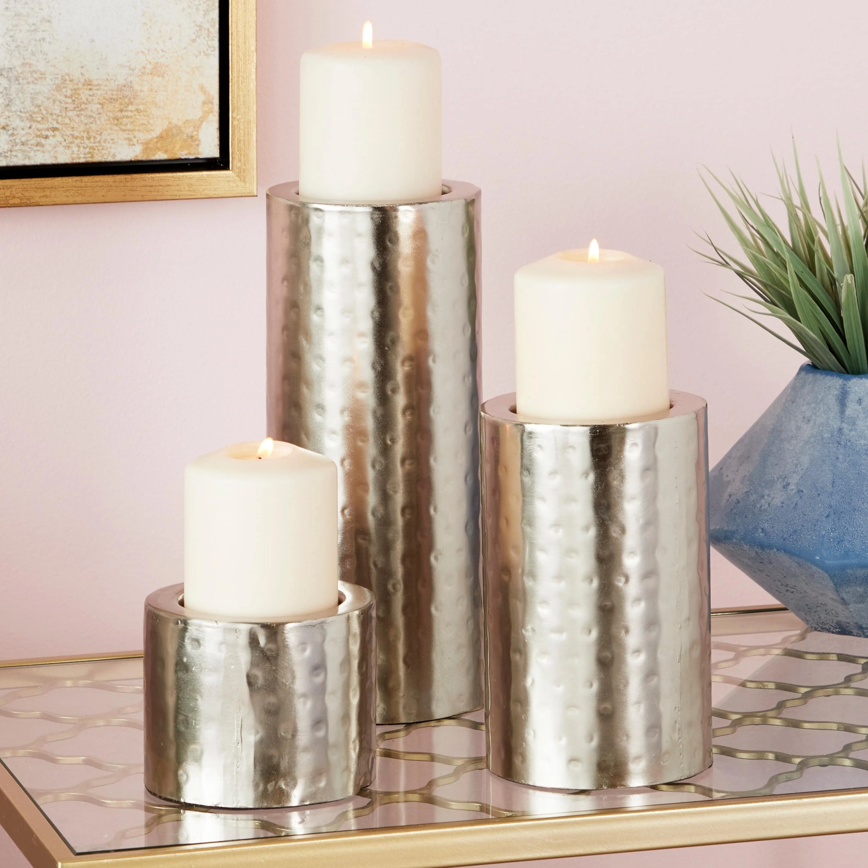 Iron Industrial Candle Holder (Set of 3) - S/3 11