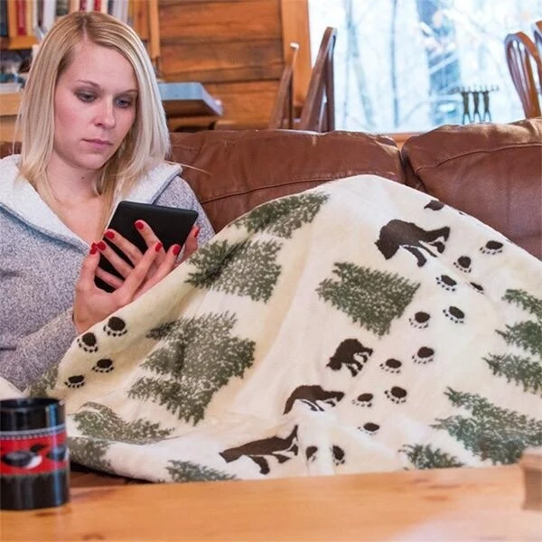 Denali Pearl Denali Bear/Sage Blanket