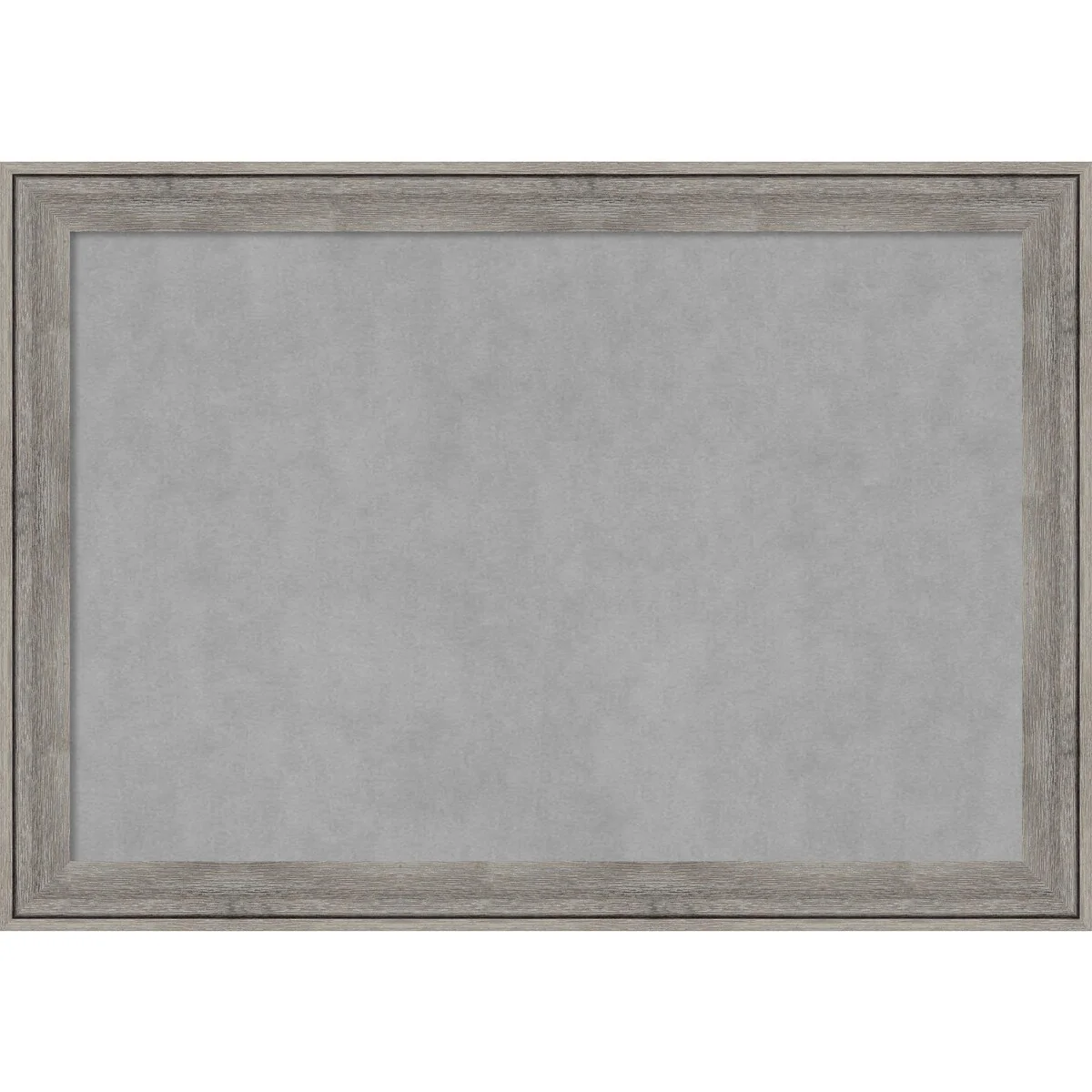 Amanti Art Regis Barnwood Grey Framed Magnetic Board