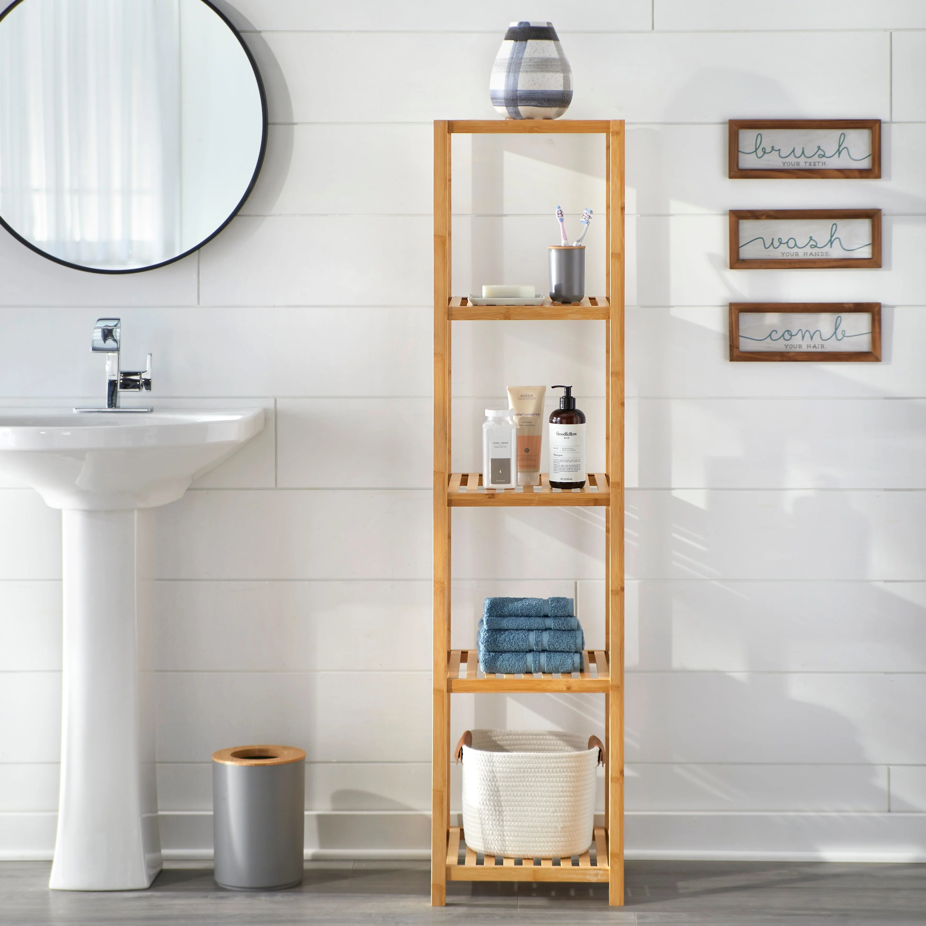 Simple Living Bamboo 5-tier Shelf