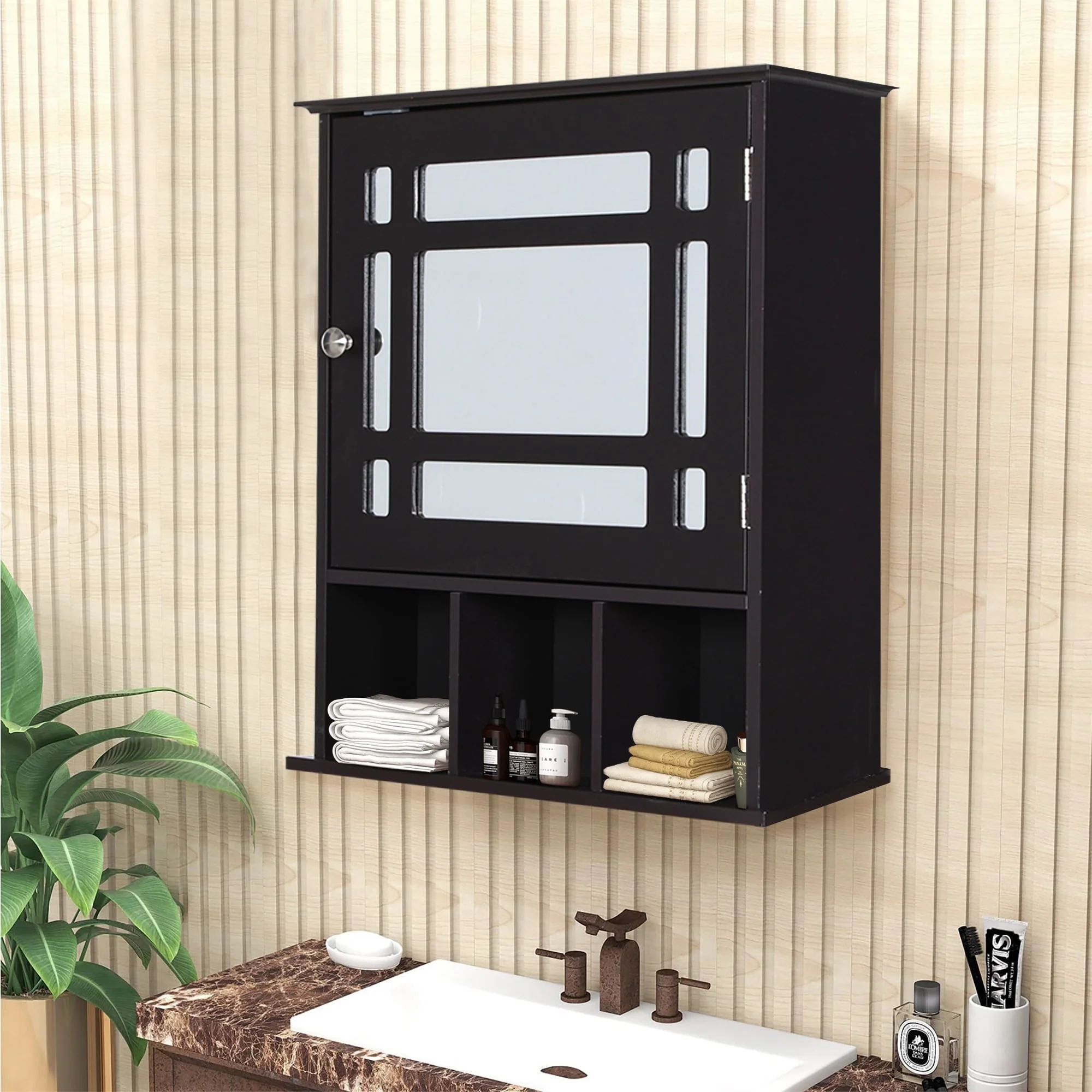 Wall Mounted Bathroom Cabinet with Mirror