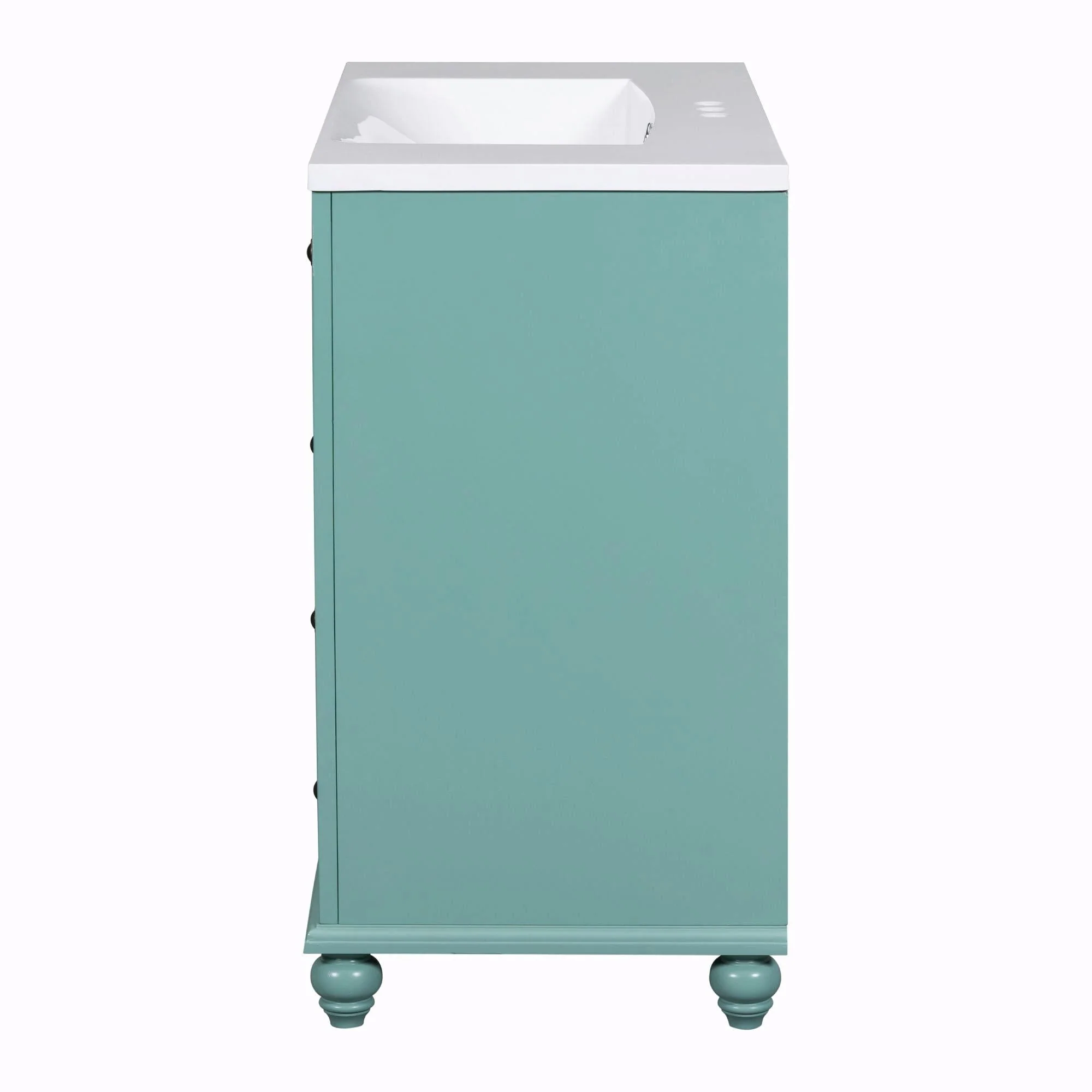 36'' Bathroom Vanity with Undermount Sink, Free Standing Vanity Set