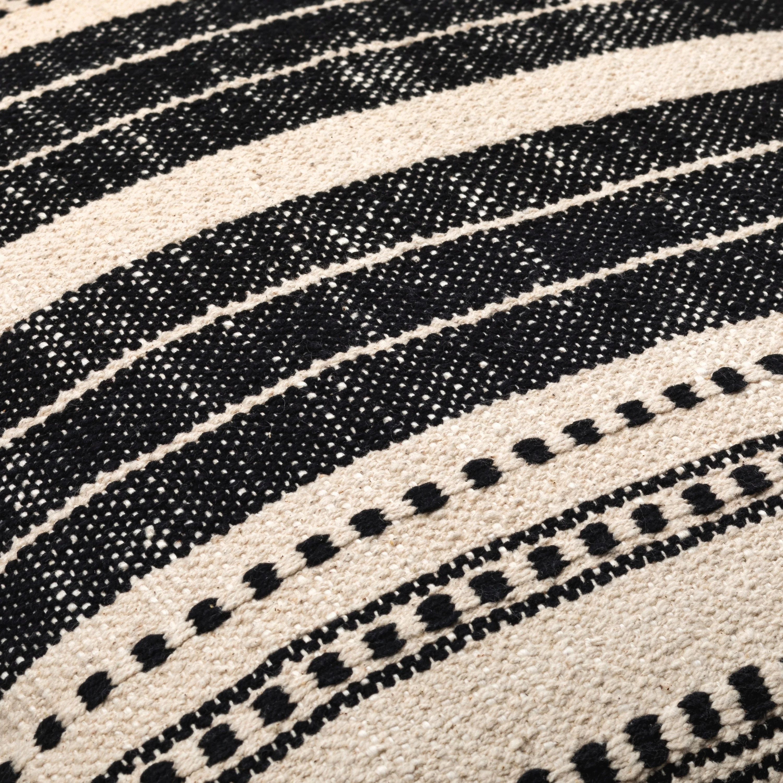 Dundads Geometric Stripe Transitional Throw Pillow