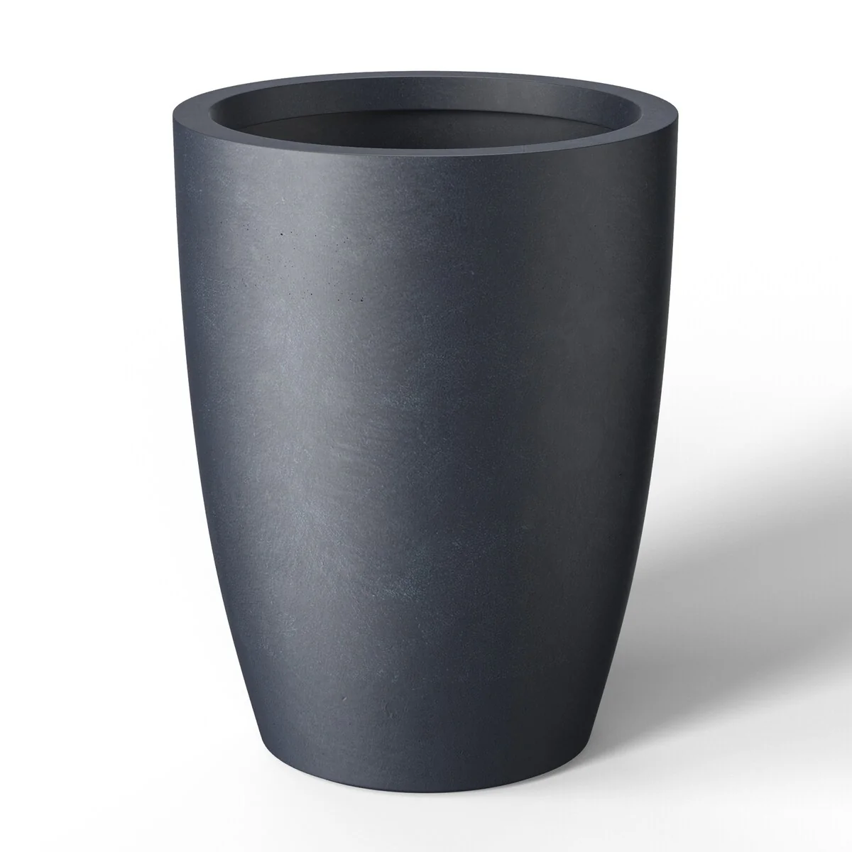 Tall Concrete Round Plant Pots / Large Indoor and Outdoor flower Planters