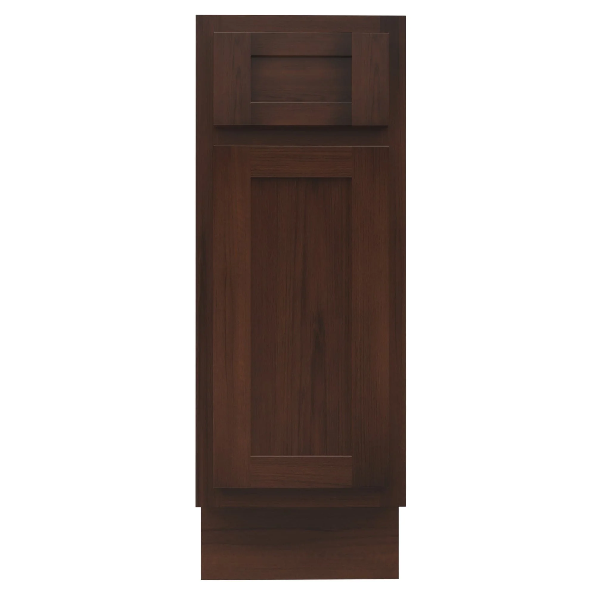 Vanity Art 12 Inch Bathroom Vanity Base Cabinet Single Right Offset Solid Wood Small Bathroom Storage Floor Cabinet