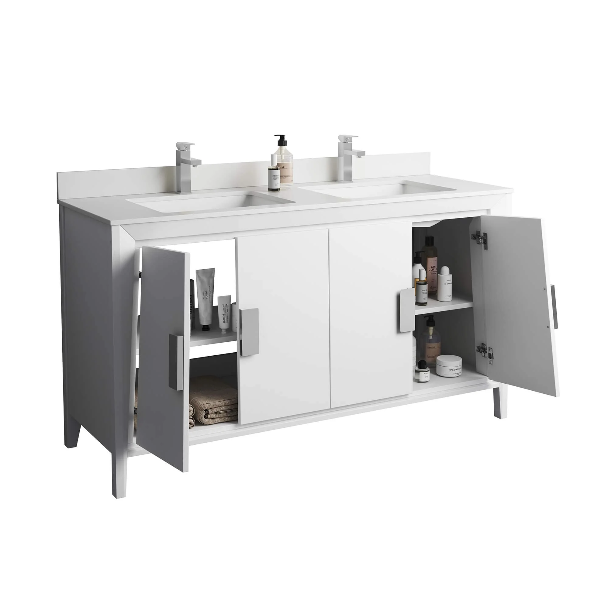 Fine Fixtures Imperial Collection Bathroom Vanity Cabinet Set,