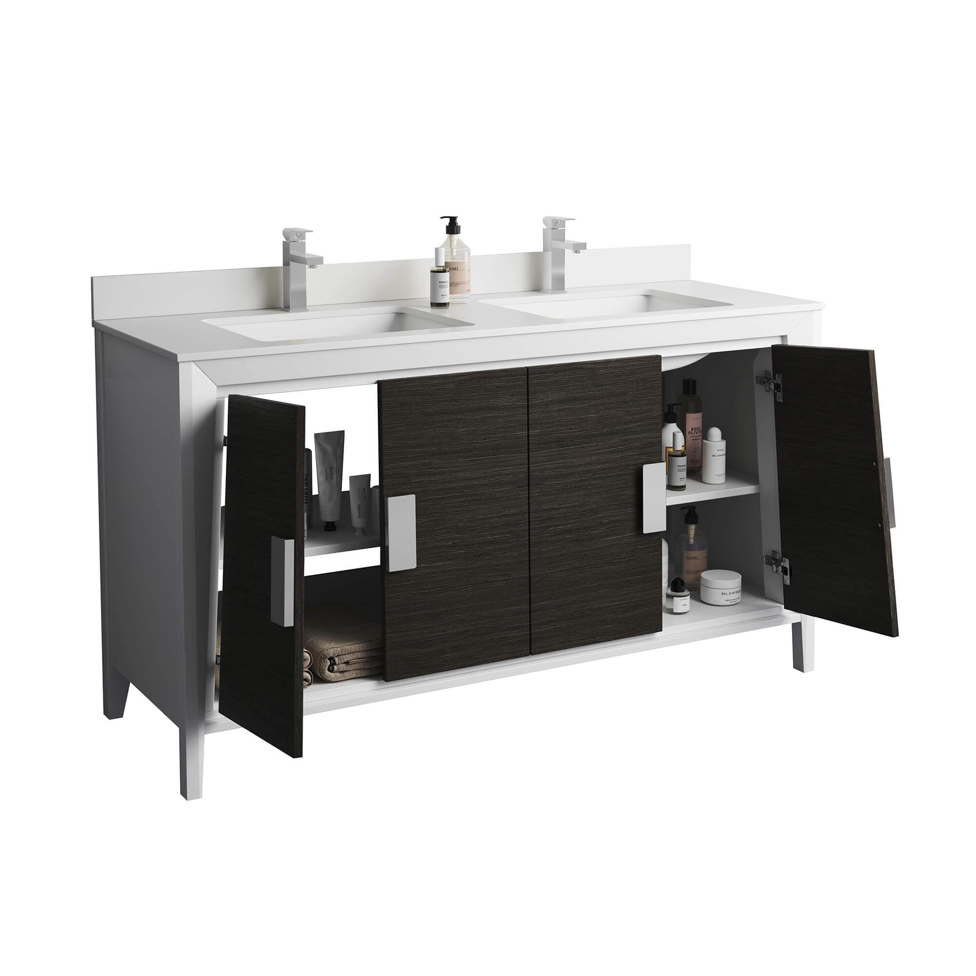 Fine Fixtures Imperial Collection Bathroom Vanity Cabinet Set,