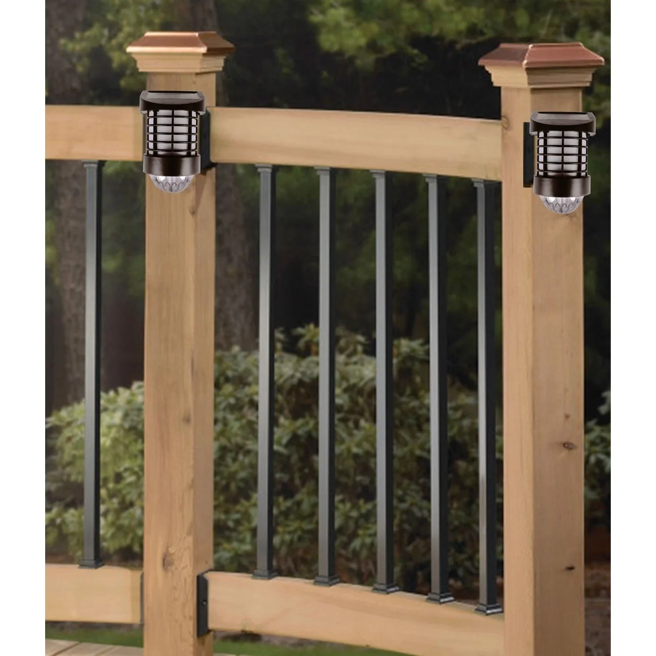 Solar Fence Post Cap
