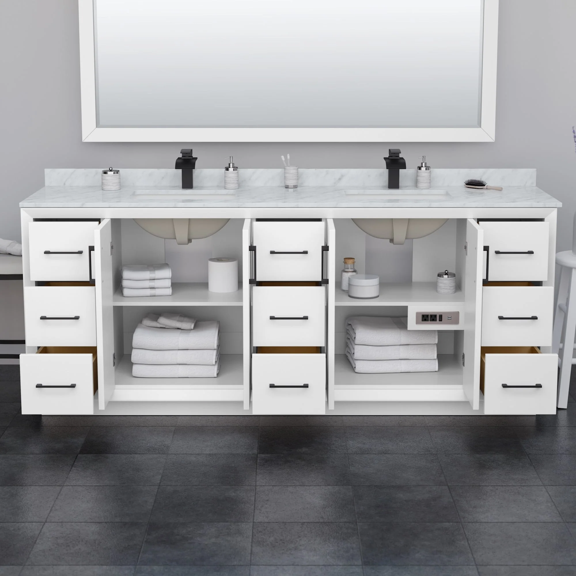 Wyndham Collection WCF414184D-NAT-UNSMXX Strada 84