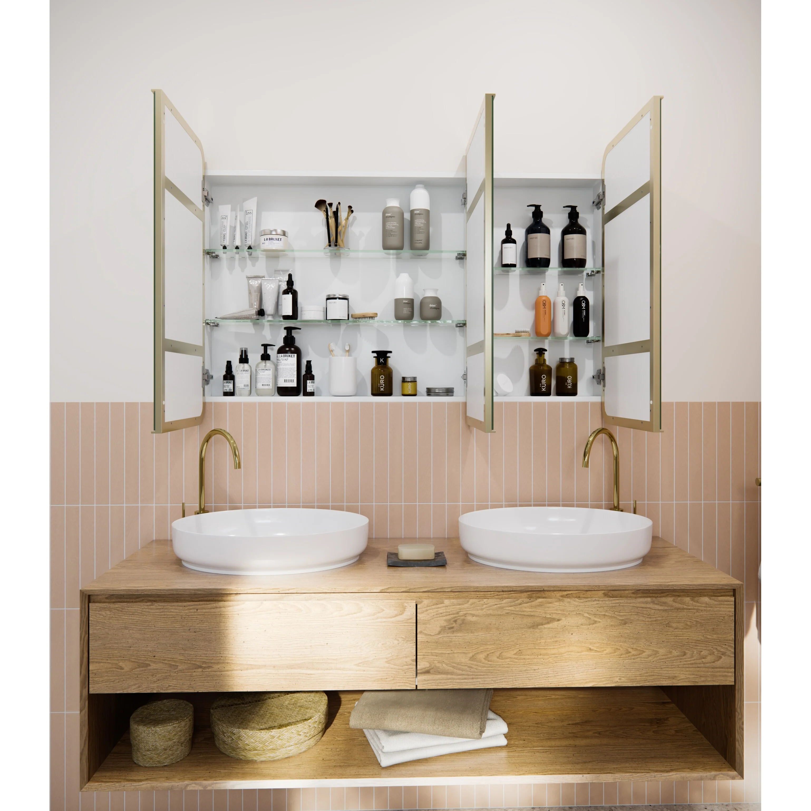 Stainless Steel Square Medicine Cabinet