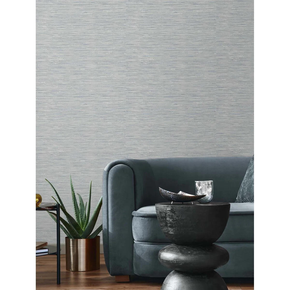 NextWall Cyrus Faux Grasscloth Peel and Stick Wallpaper