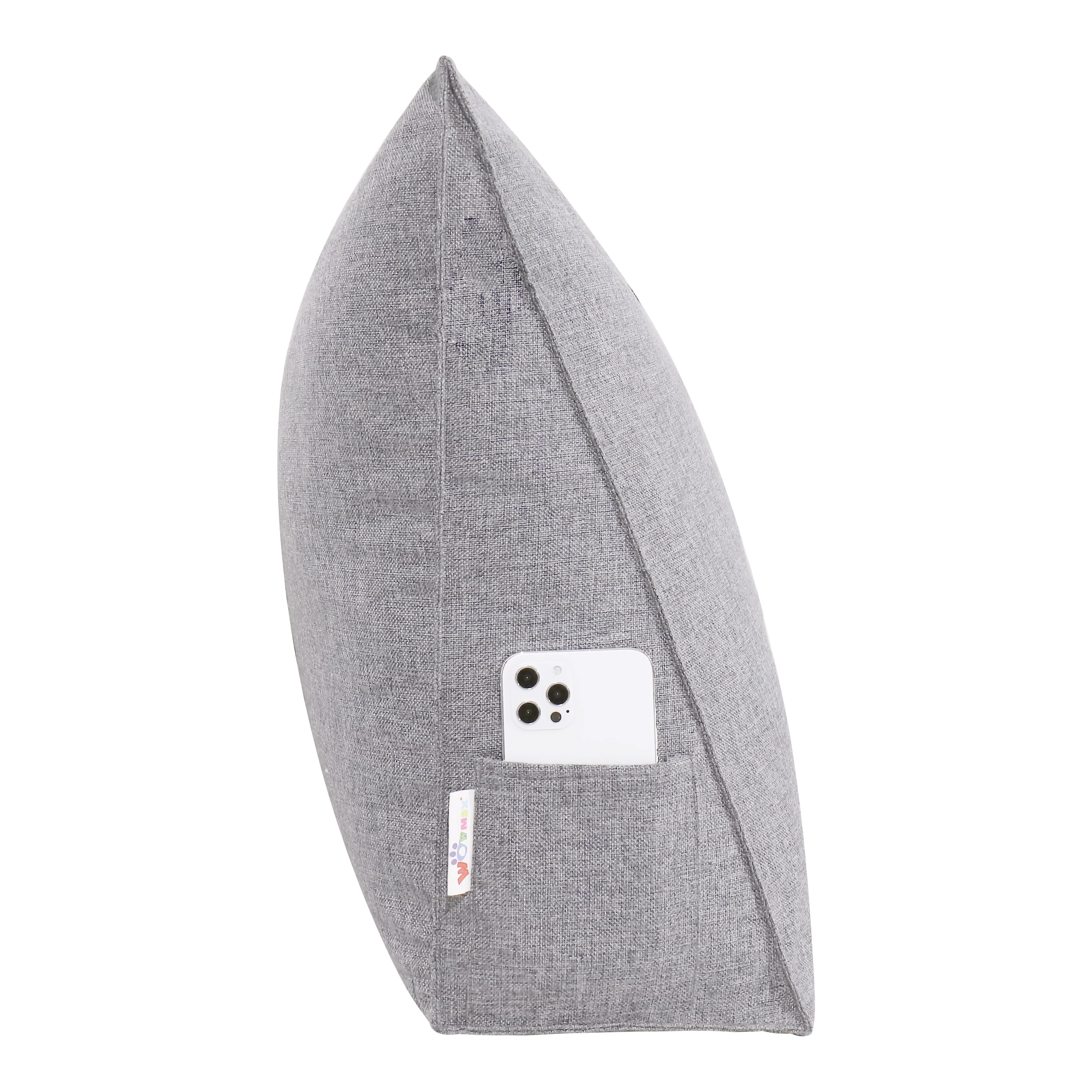 WOWMAX Bed Rest Wedge Reading Pillow Sofa Daybed Triangle Cushion 24