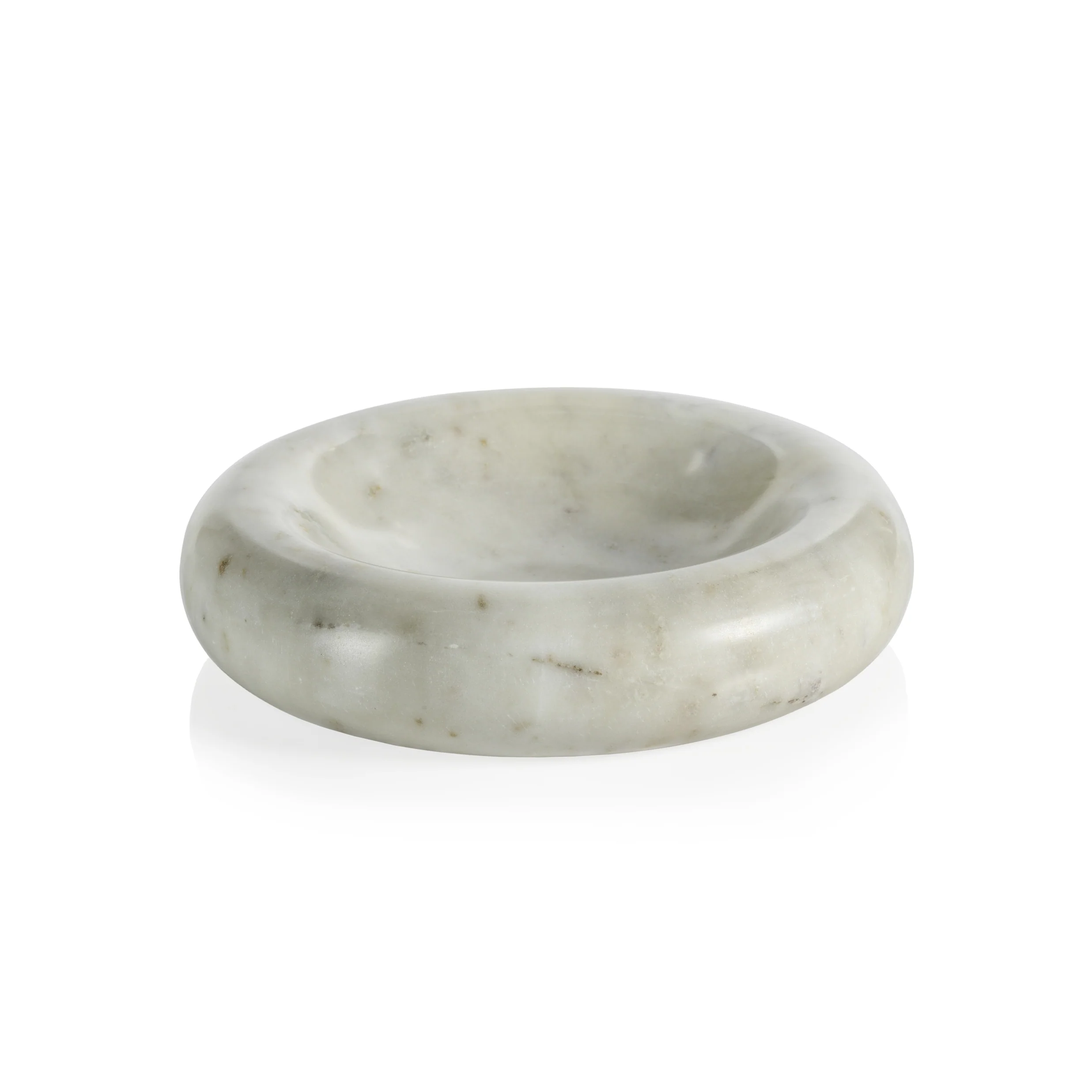 Monza Curved Round Marble Bowl