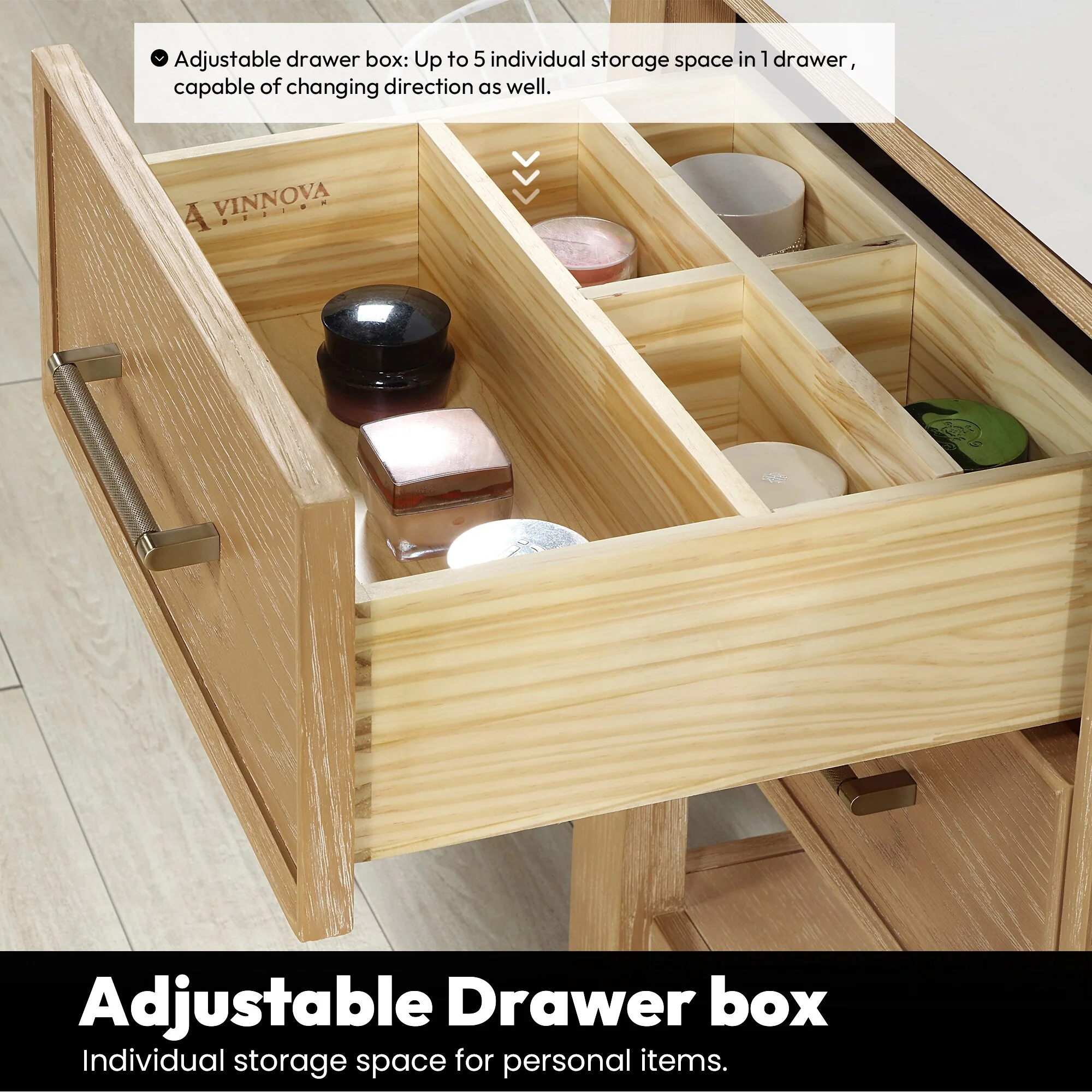 Vera Bath Vanity with Integrated Stone Sink Top and Mirror