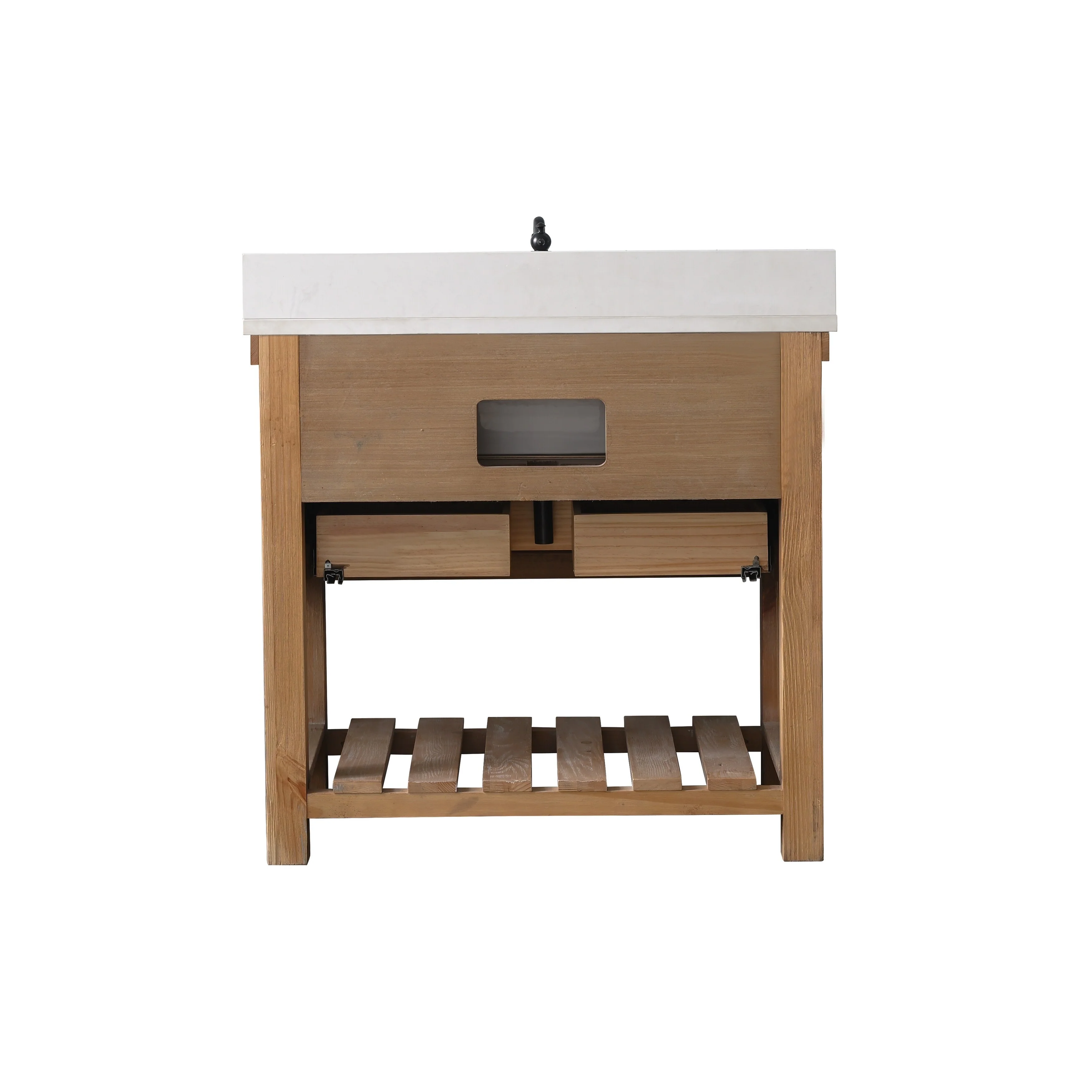 Sudio Design Bathroom Vanity Wesley Weathered Collection.