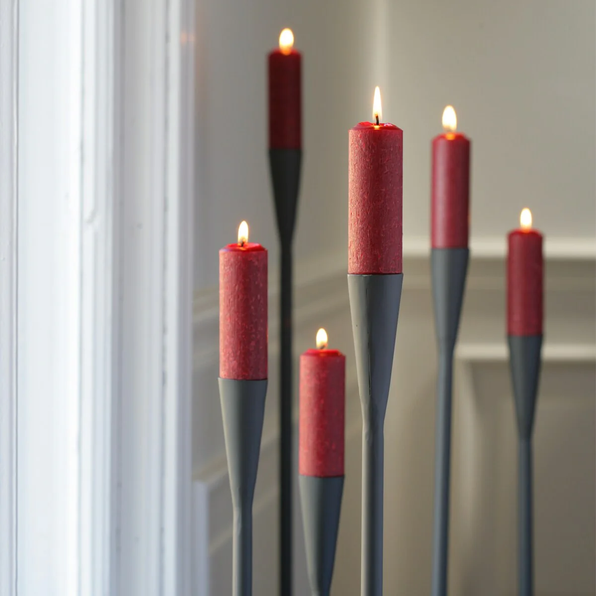 Root Unscented 5 In. Timberline™ Collenette Taper Candles box of 8 - 5 X 1-1/4