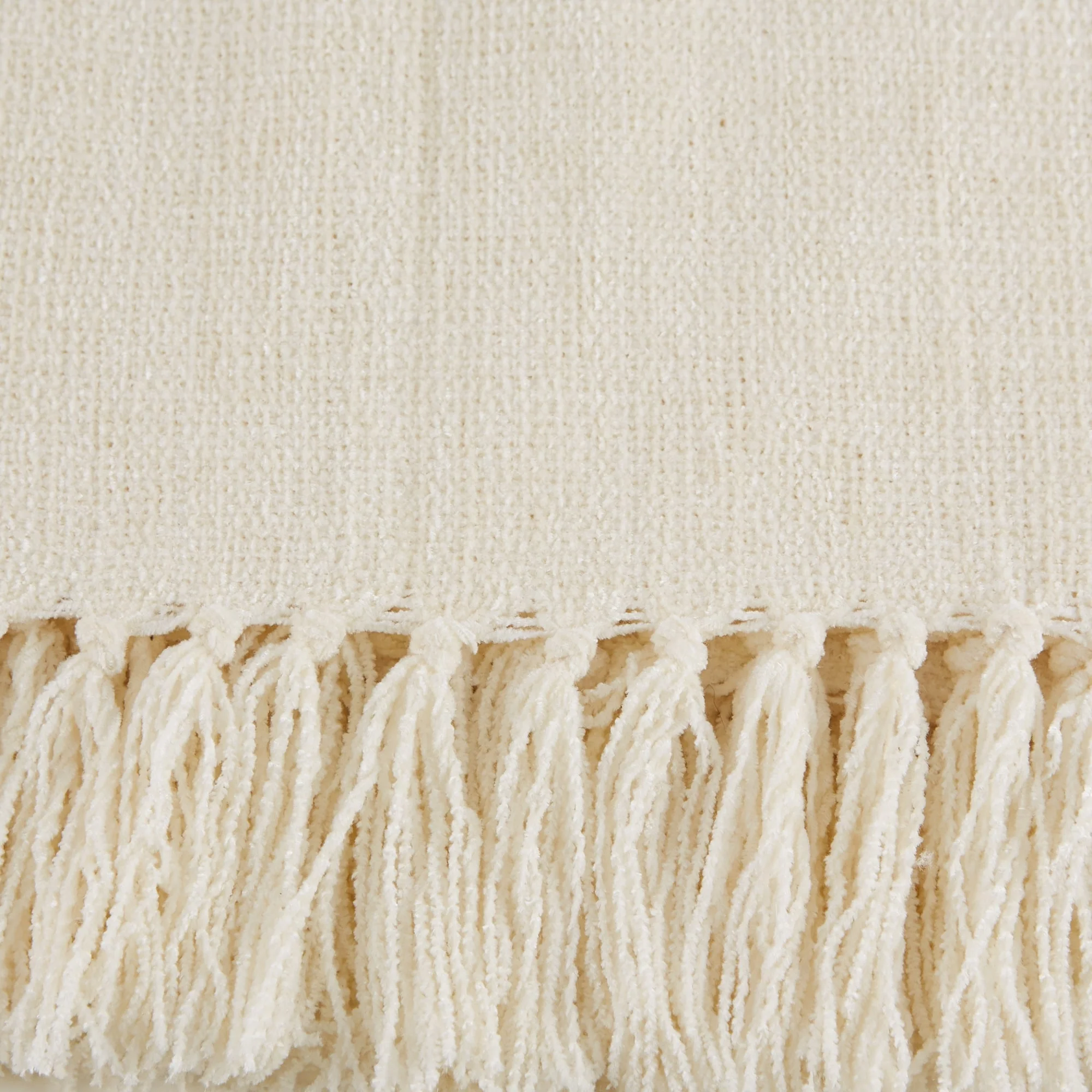 DII Soft Denim Blue Chenille Throw