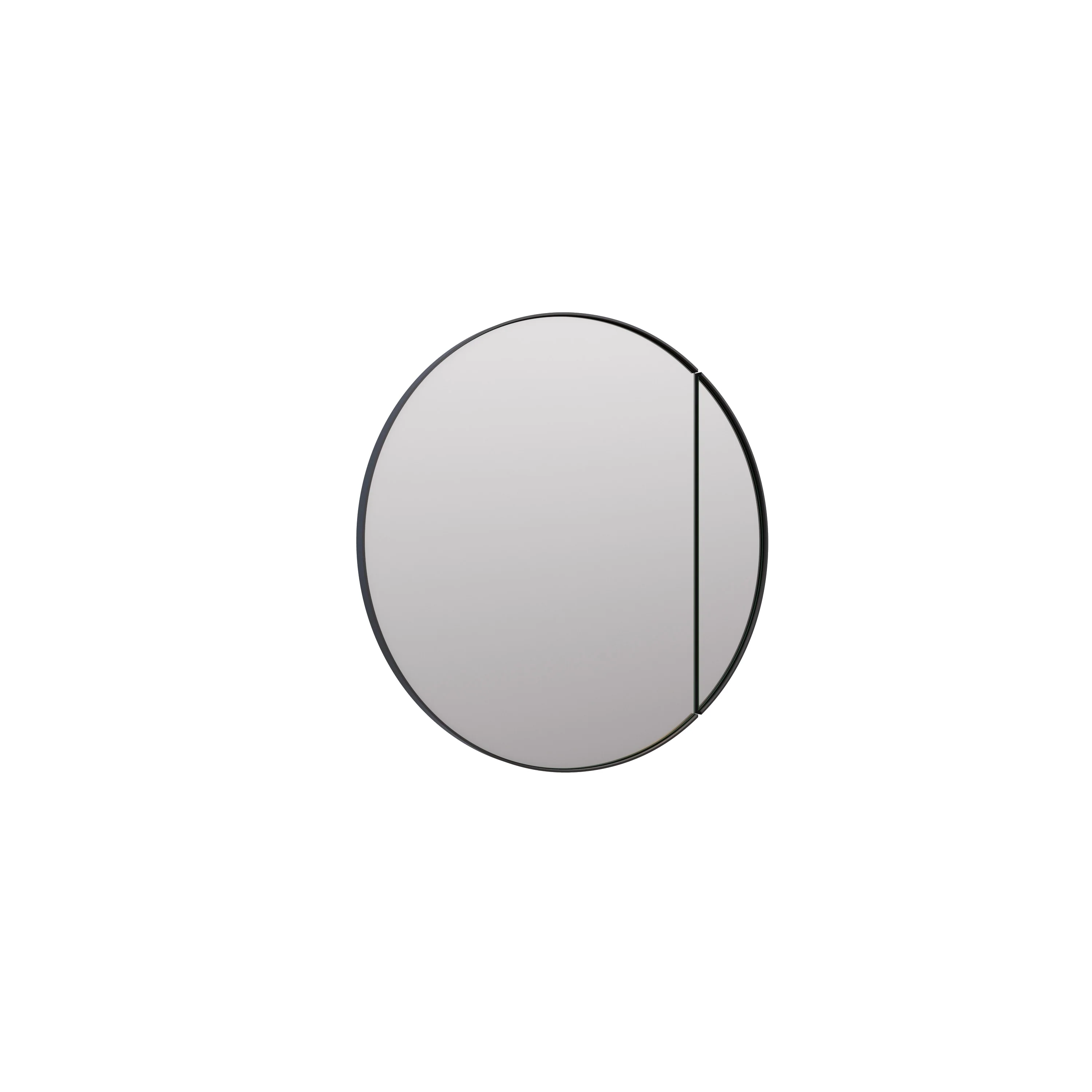 One Door Steel Frame Round Shape Medicine Cabinet