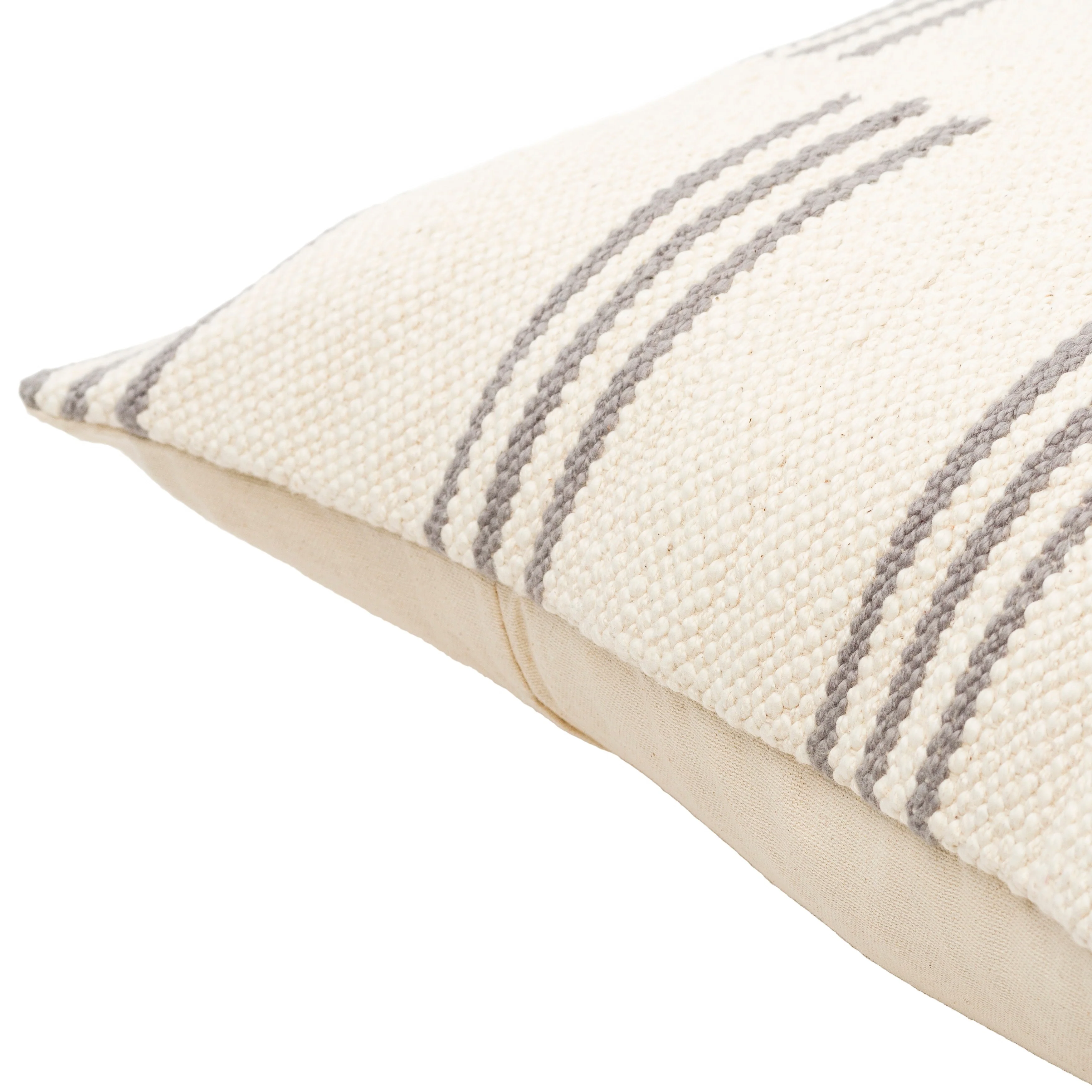 Stojko Modern Broken Stripe Throw Pillow