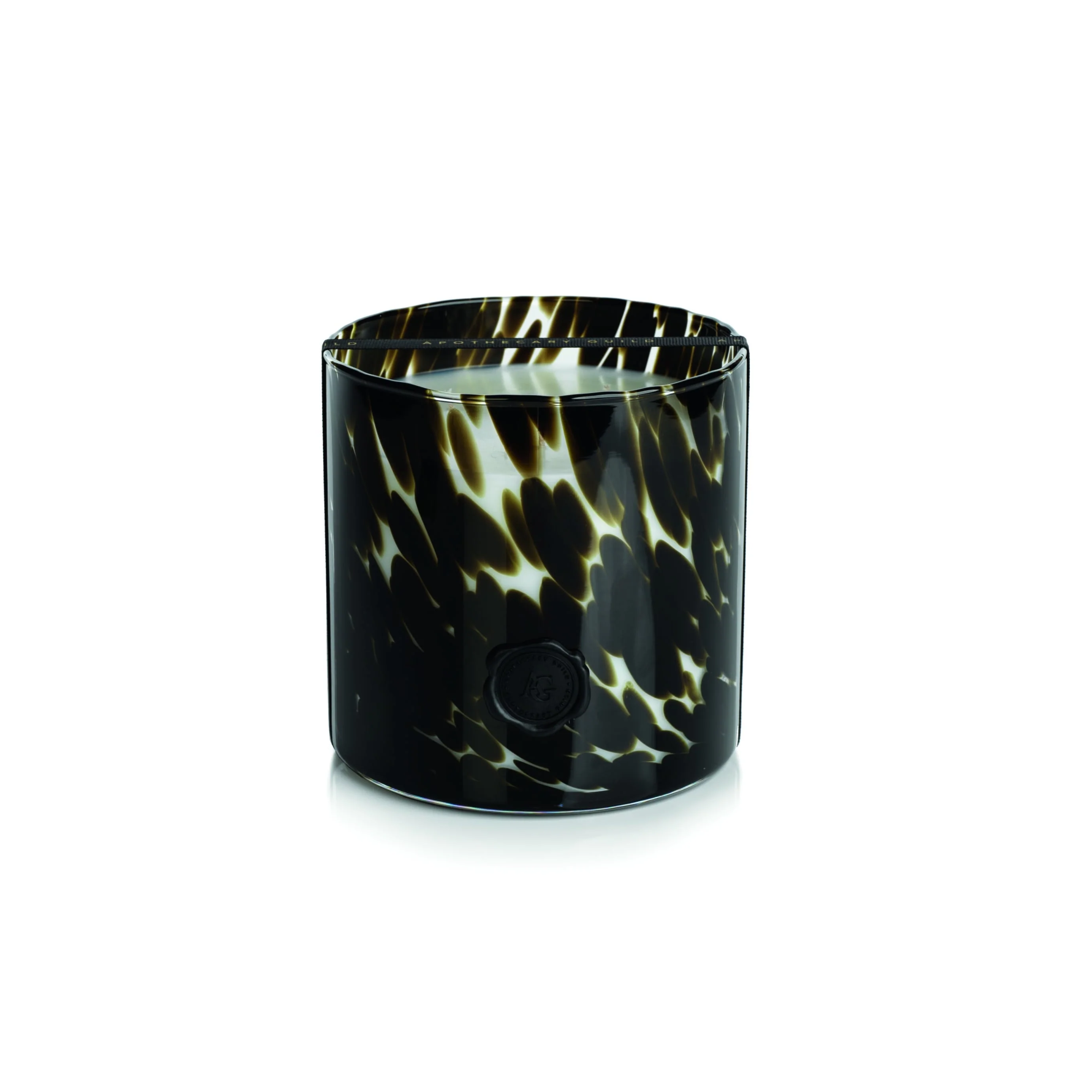AG Opal Glass 3-Wick Candle Jar, Black Fig Vetiver