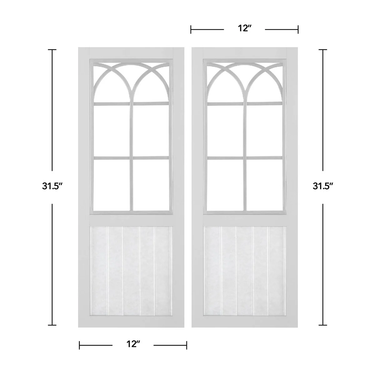 FirsTime & Co. Willow Farmhouse Window Wall Plaque Set