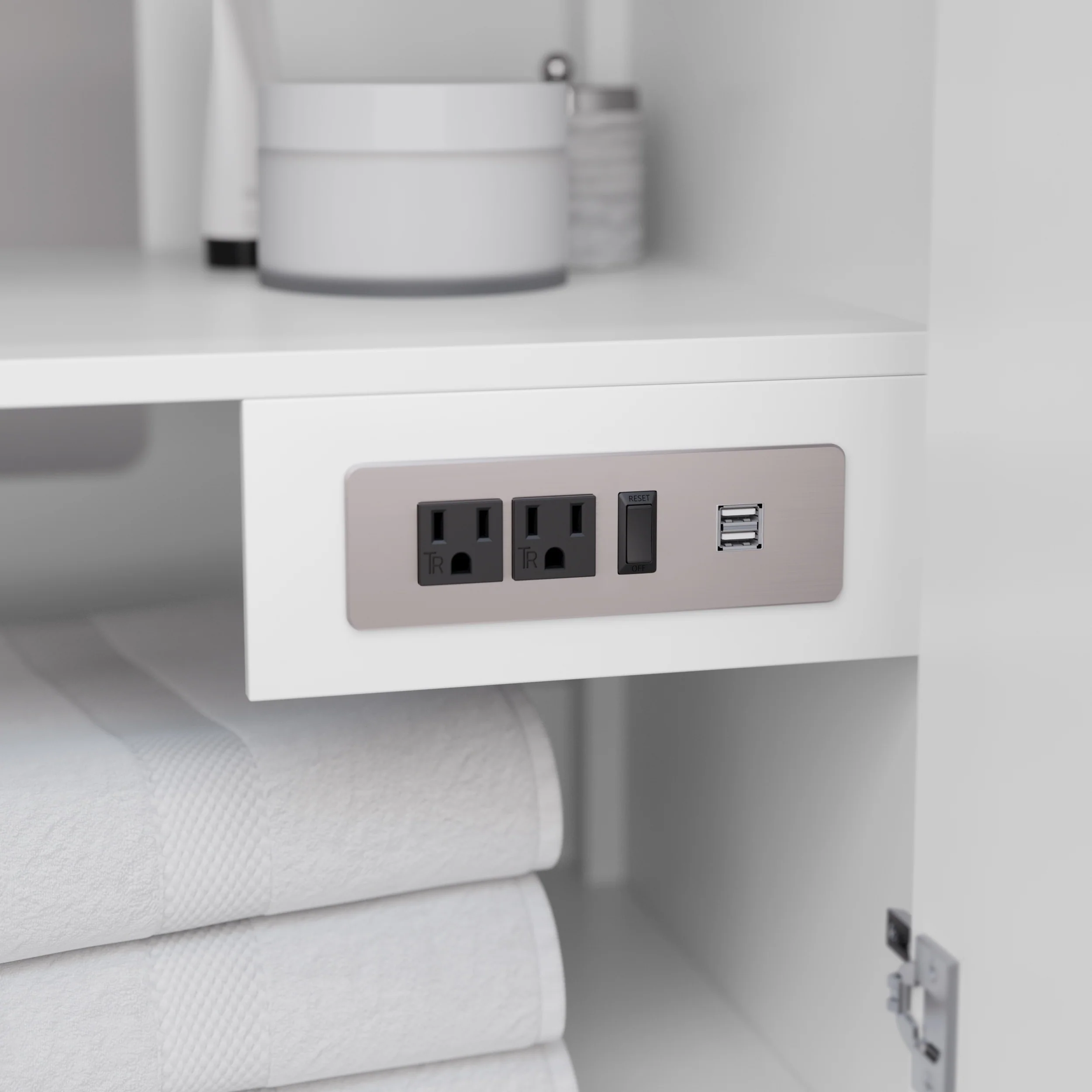 Icon Double Bathroom Vanity Cabinet, No Mirror