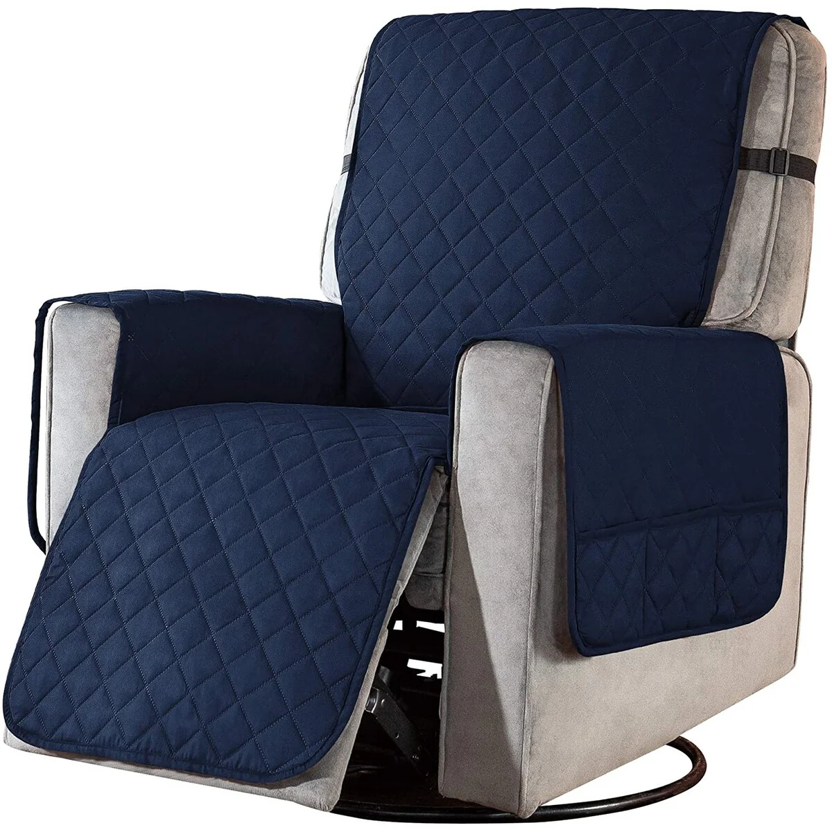 Subrtex Recliner Chair Reversible Washable Fitted Sofa Slip Cover - S
