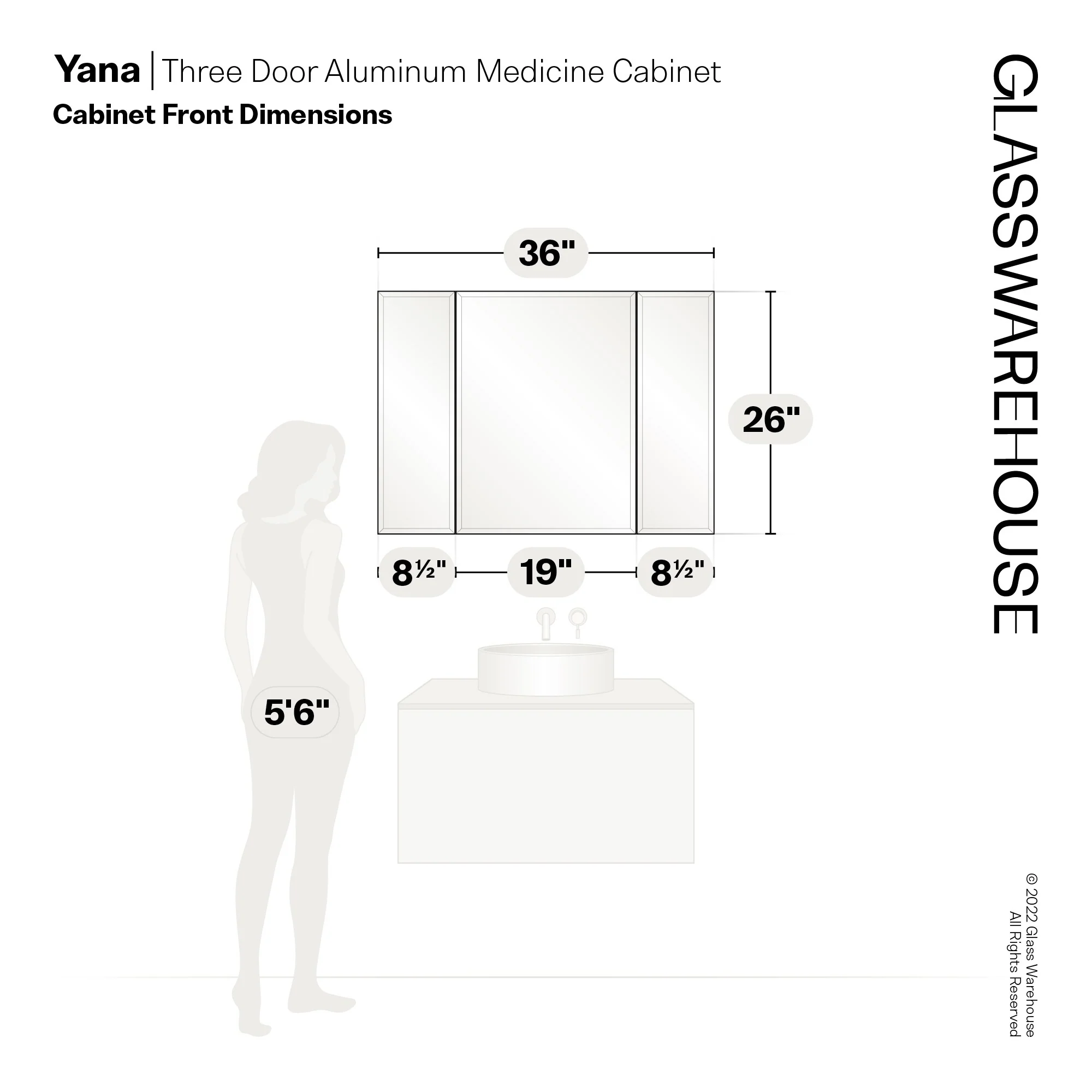 Aluminum Medicine Cabinet