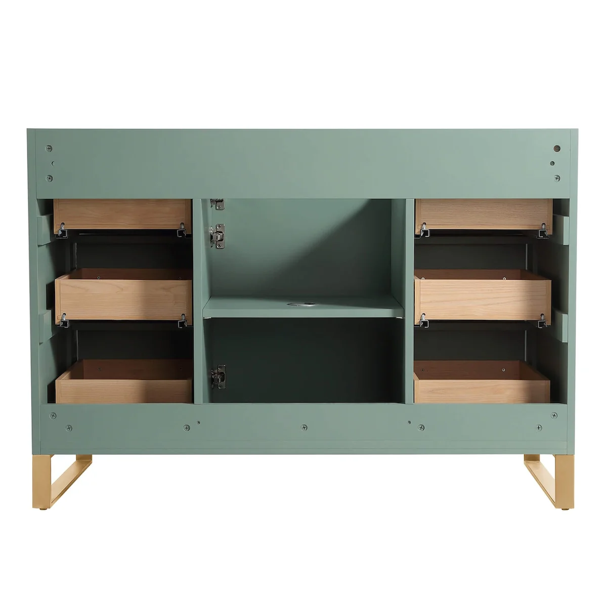 Fine Fixtures Opulence Collection Bathroom Vanity with White Ceramic Sink