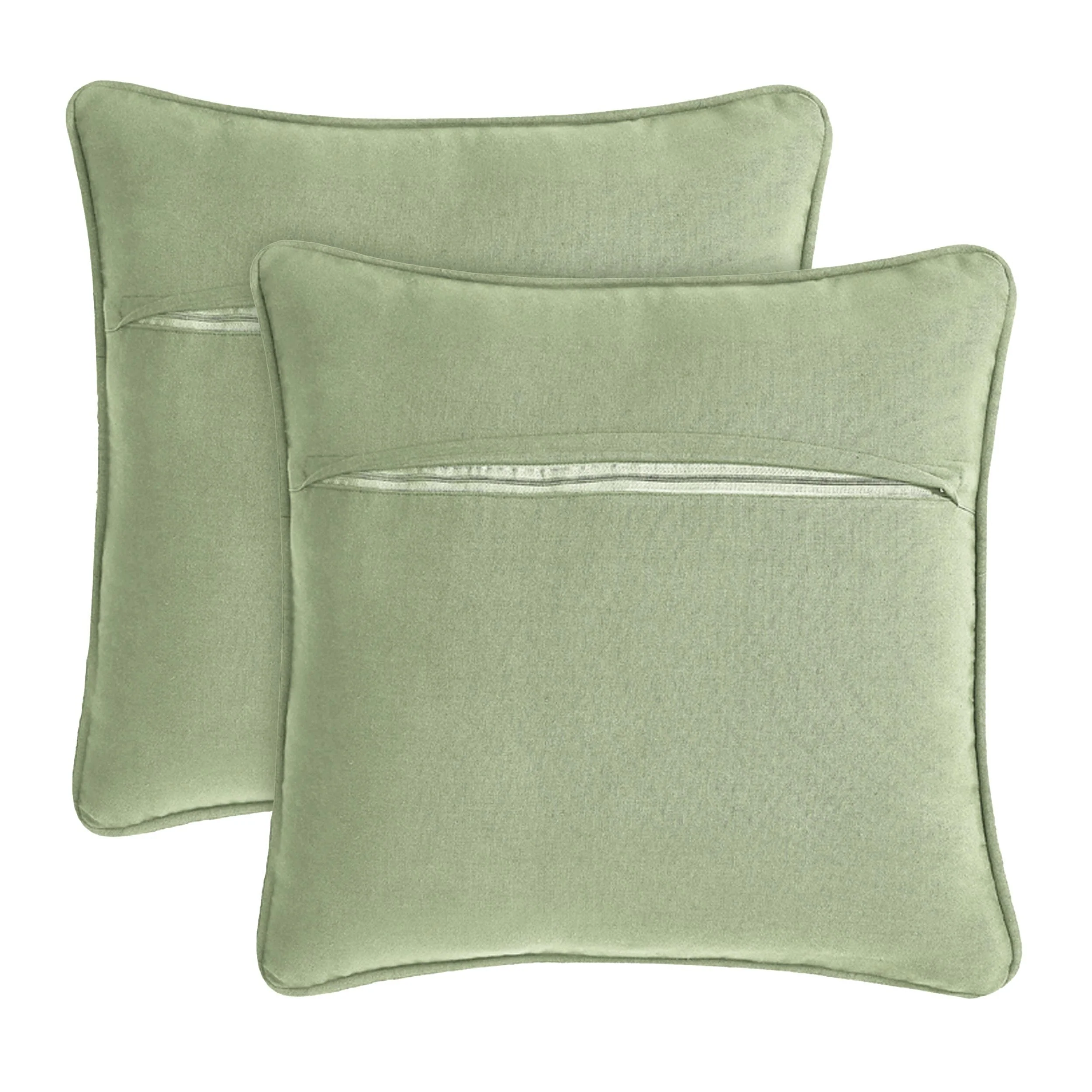 Boho Living Jada Braided Cotton/Jute Throw Pillow Covers