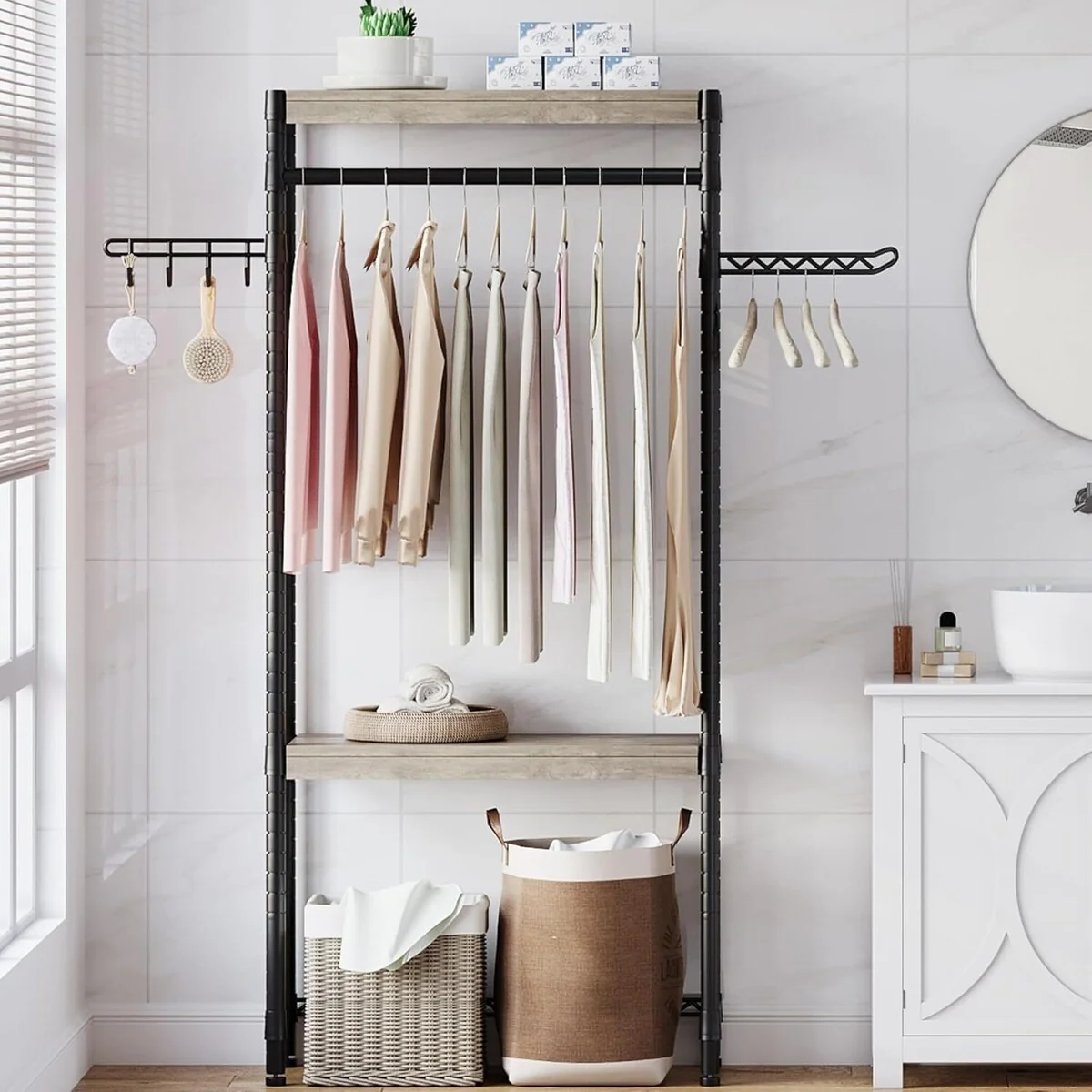 Over The Washer and Dryer Storage Shelf