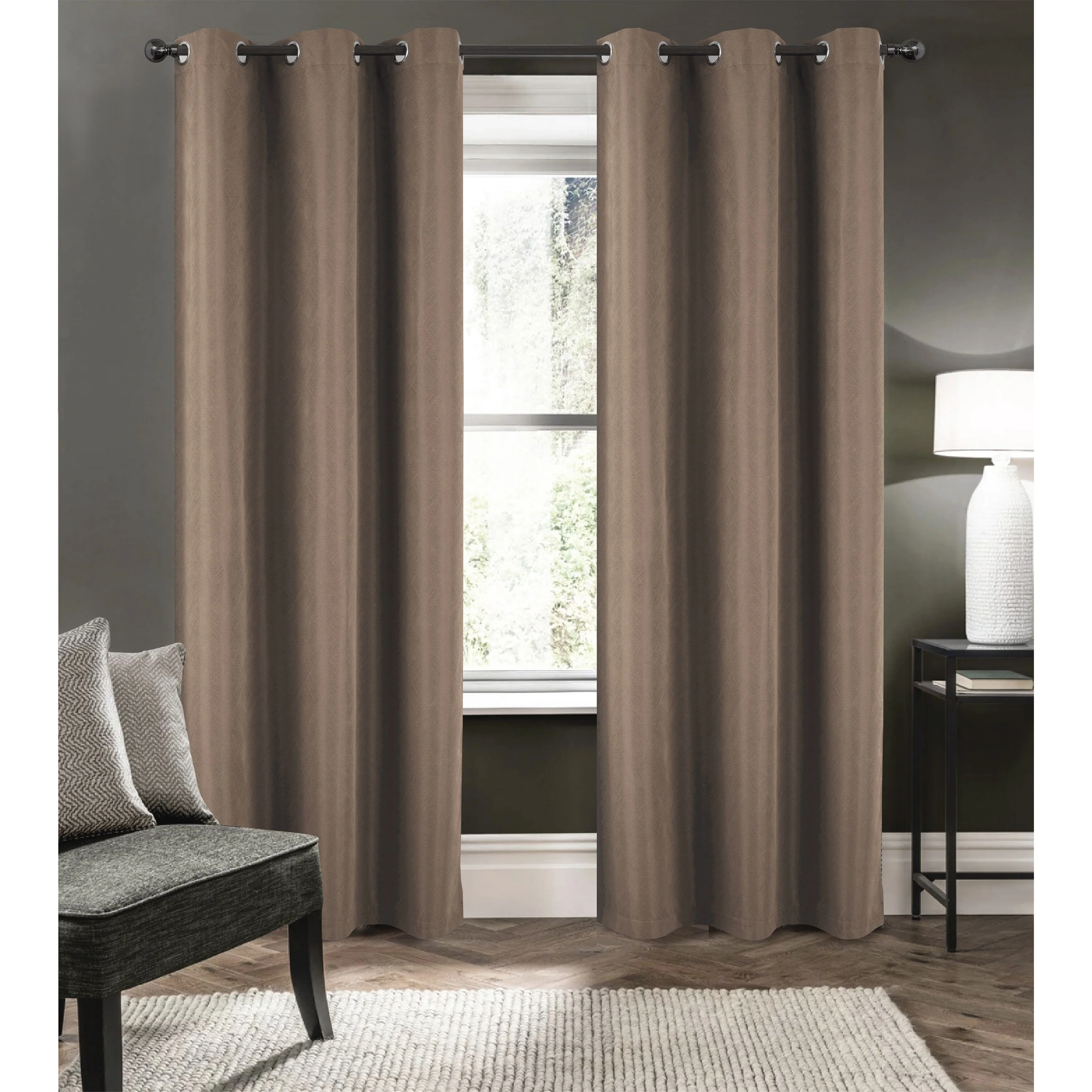 Barron Blackout Window Curtain Grommet Panel 90