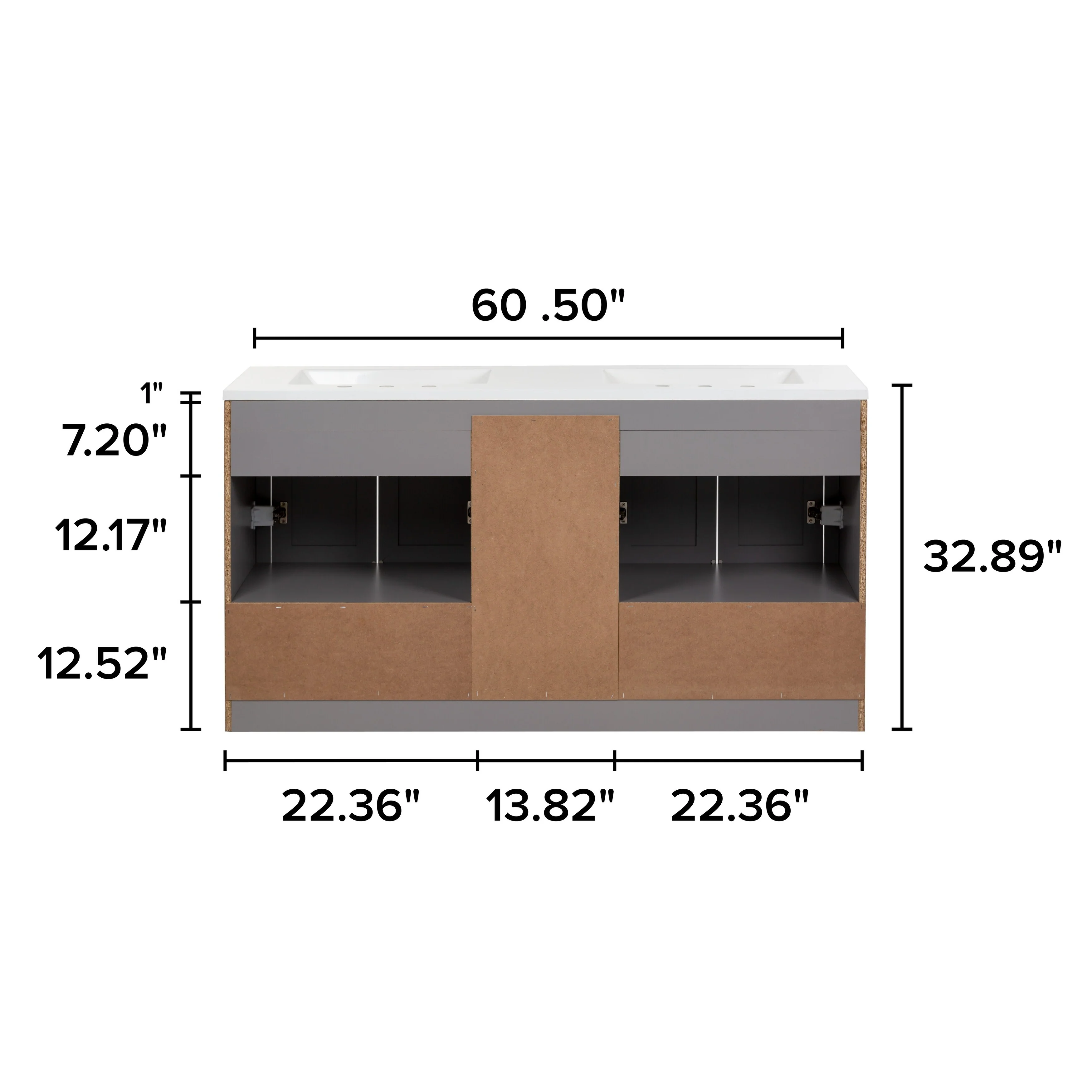 Spring Mill Cabinets Nimay 60.5