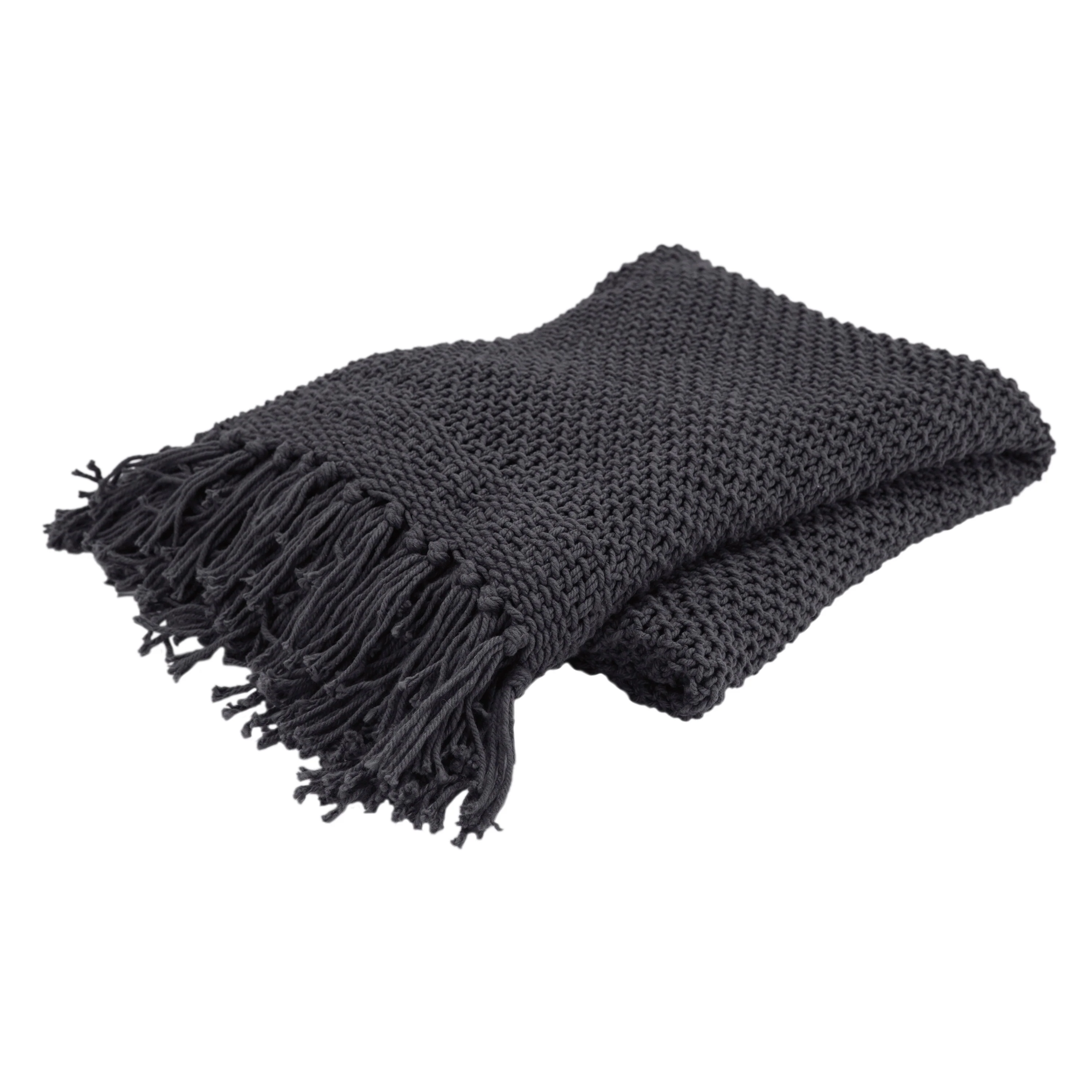 Rizzy Home Knitted Solid Color Throw, 50