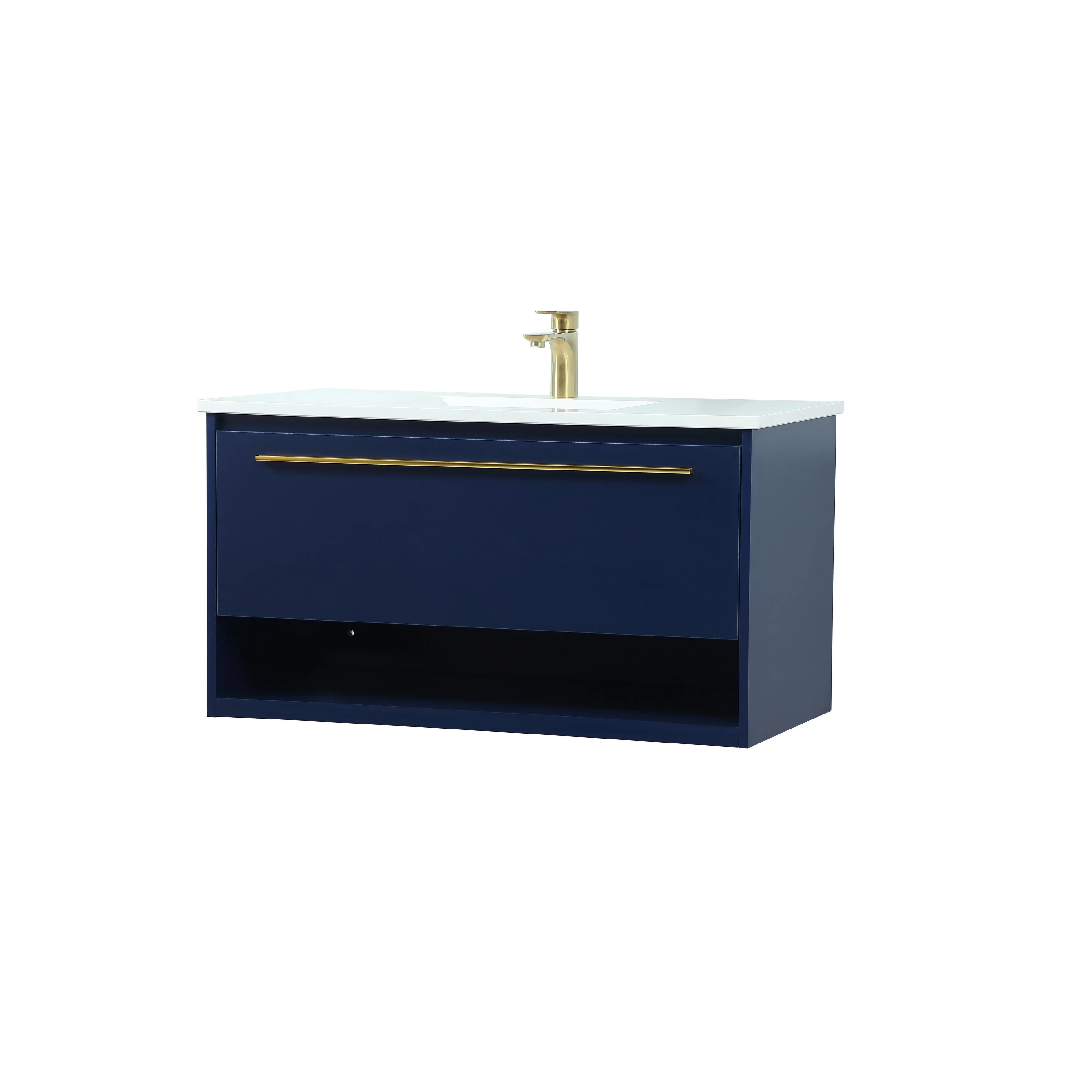 Brush 36 - 48 Inch Single Bathroom Vanity