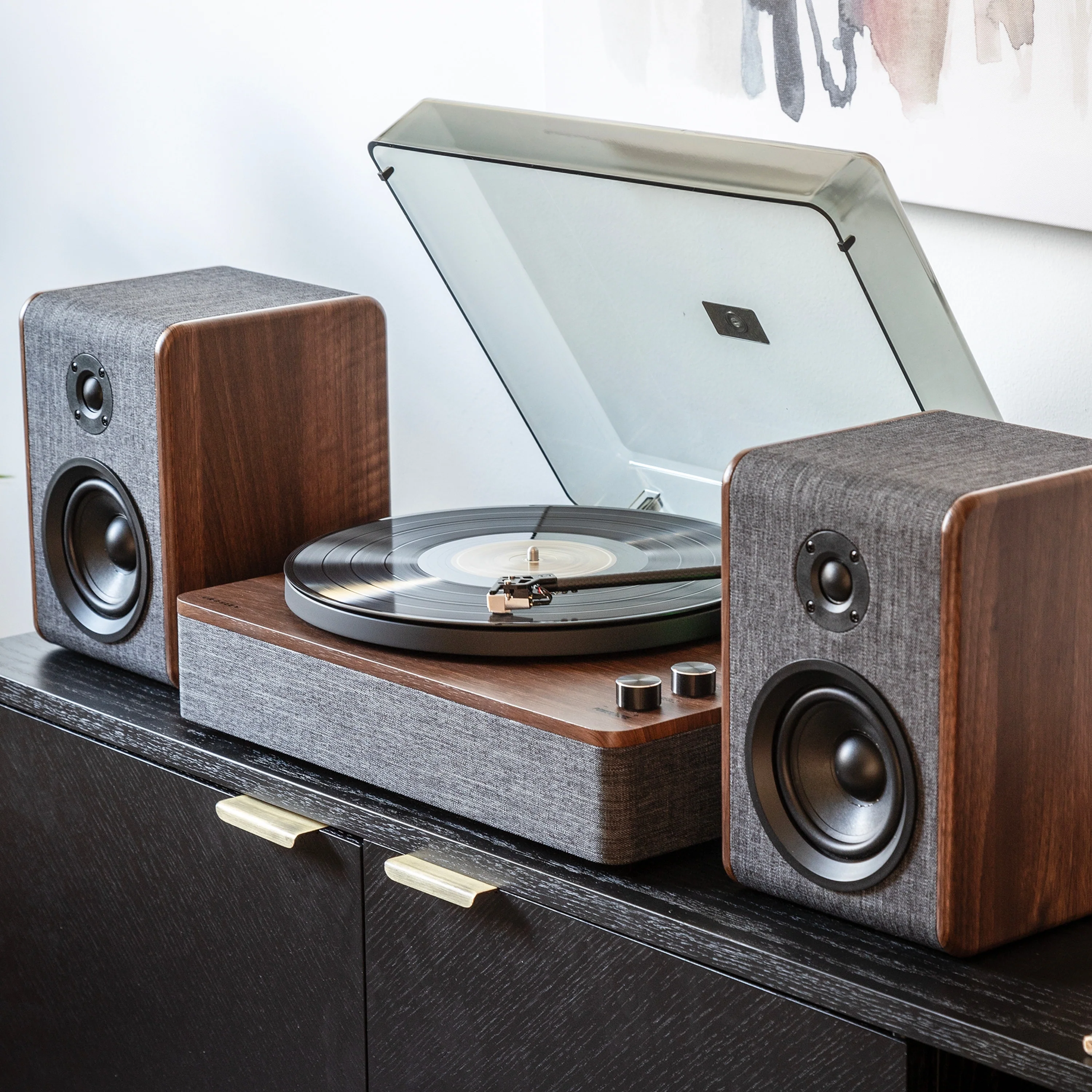 Crosley Nocturne Record Player with Speakers