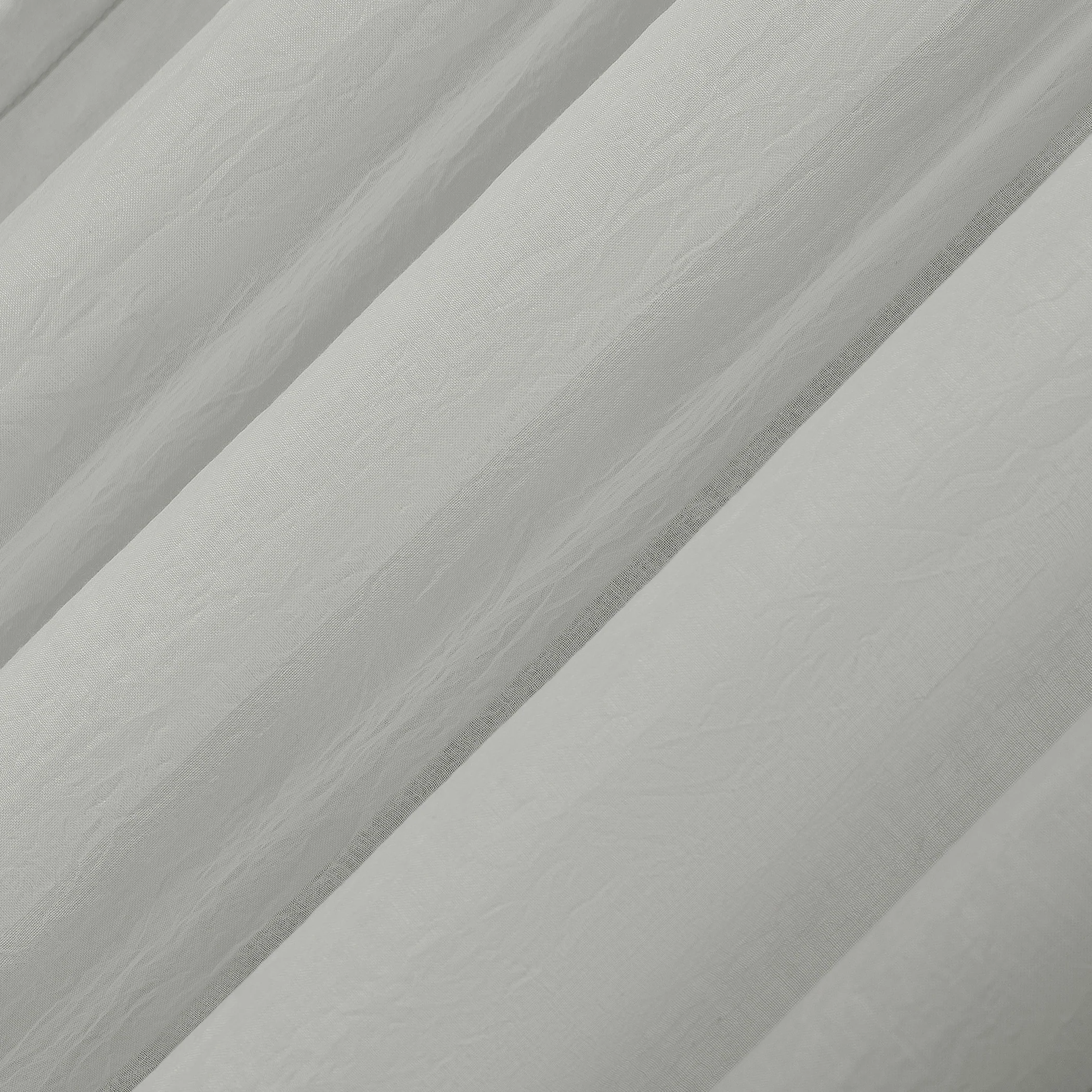 No. 918 Ladonna Crushed Texture Semi-Sheer Rod Pocket Curtain Panel, Single Panel