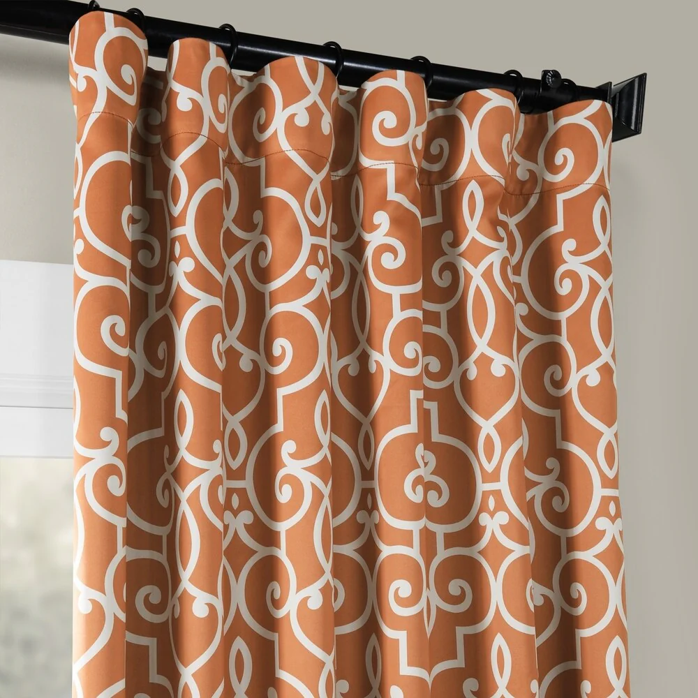 Exclusive Fabrics Nouveau Room Darkening Curtain Panel Pair (2 Panels)