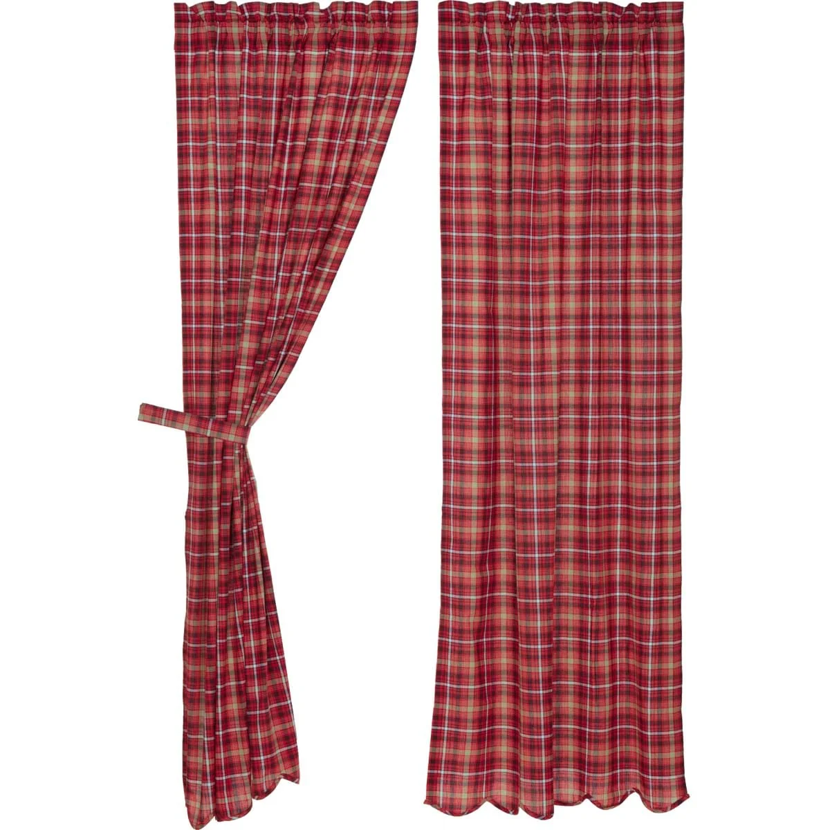 Braxton Scalloped Panel Set of 2 84x40 - Panel 84x40