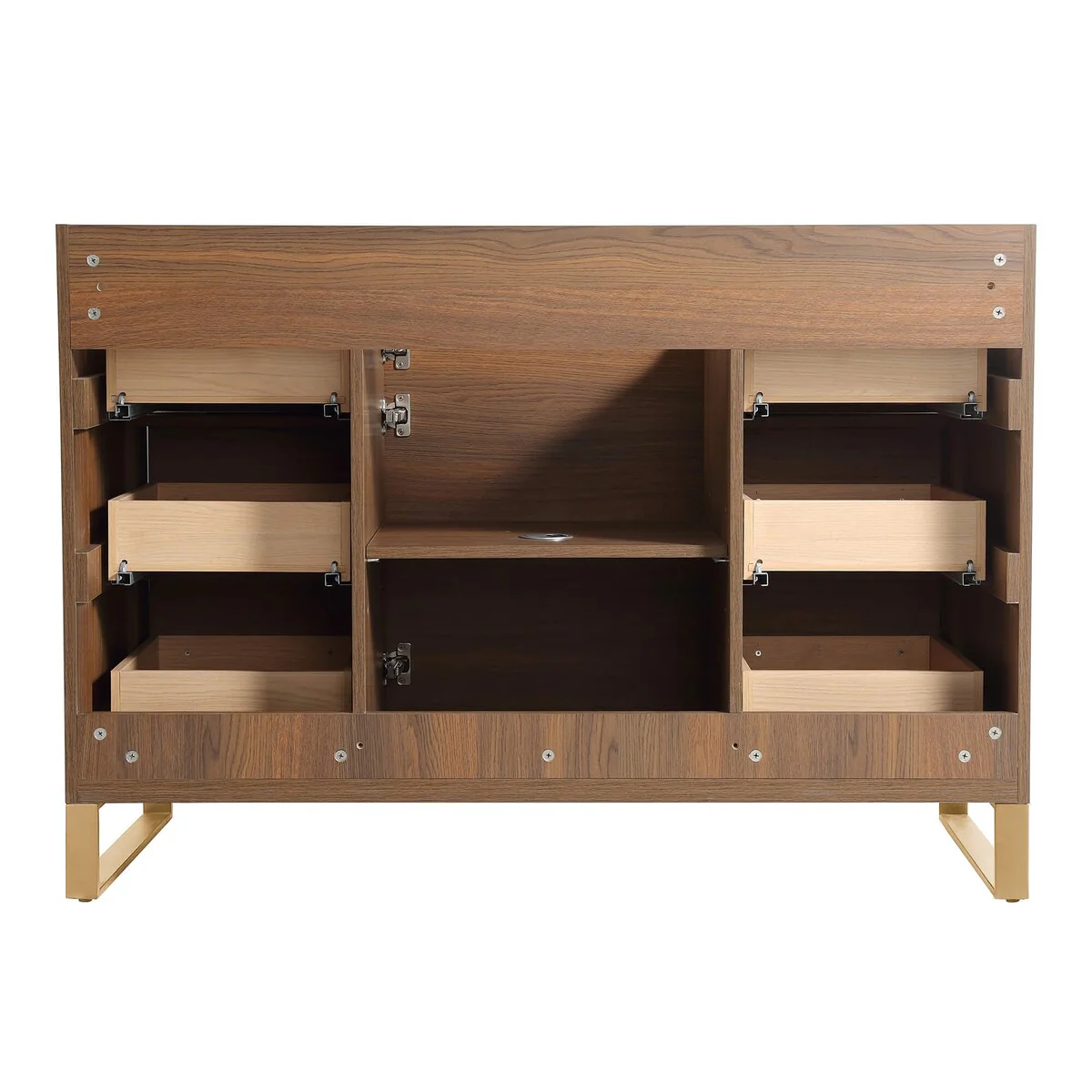 Fine Fixtures Opulence Collection Bathroom Vanity with White Ceramic Sink