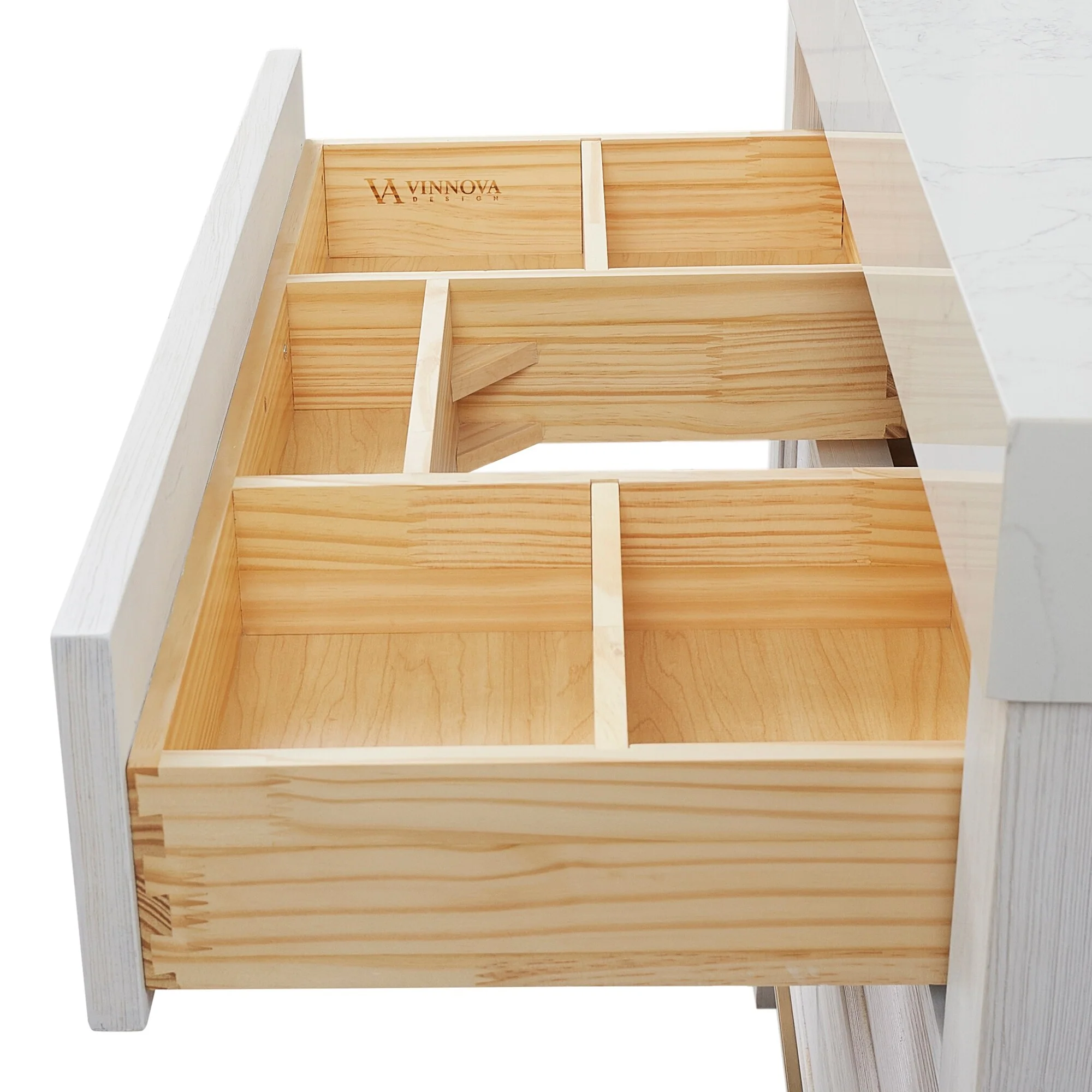 Leon 24 in. Single Bathroom Vanity with Composite Stone Top