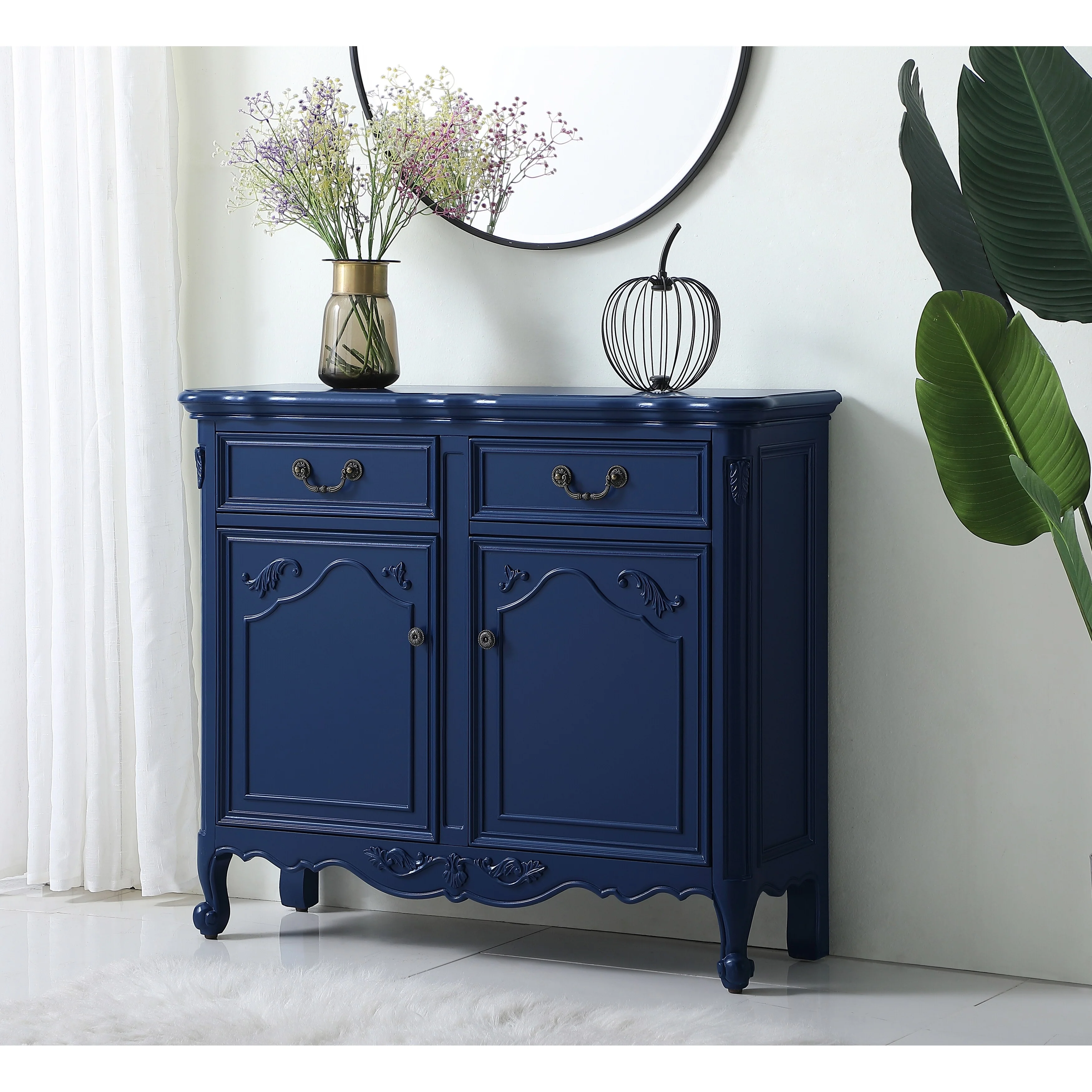 Double Drawer Accent Chest