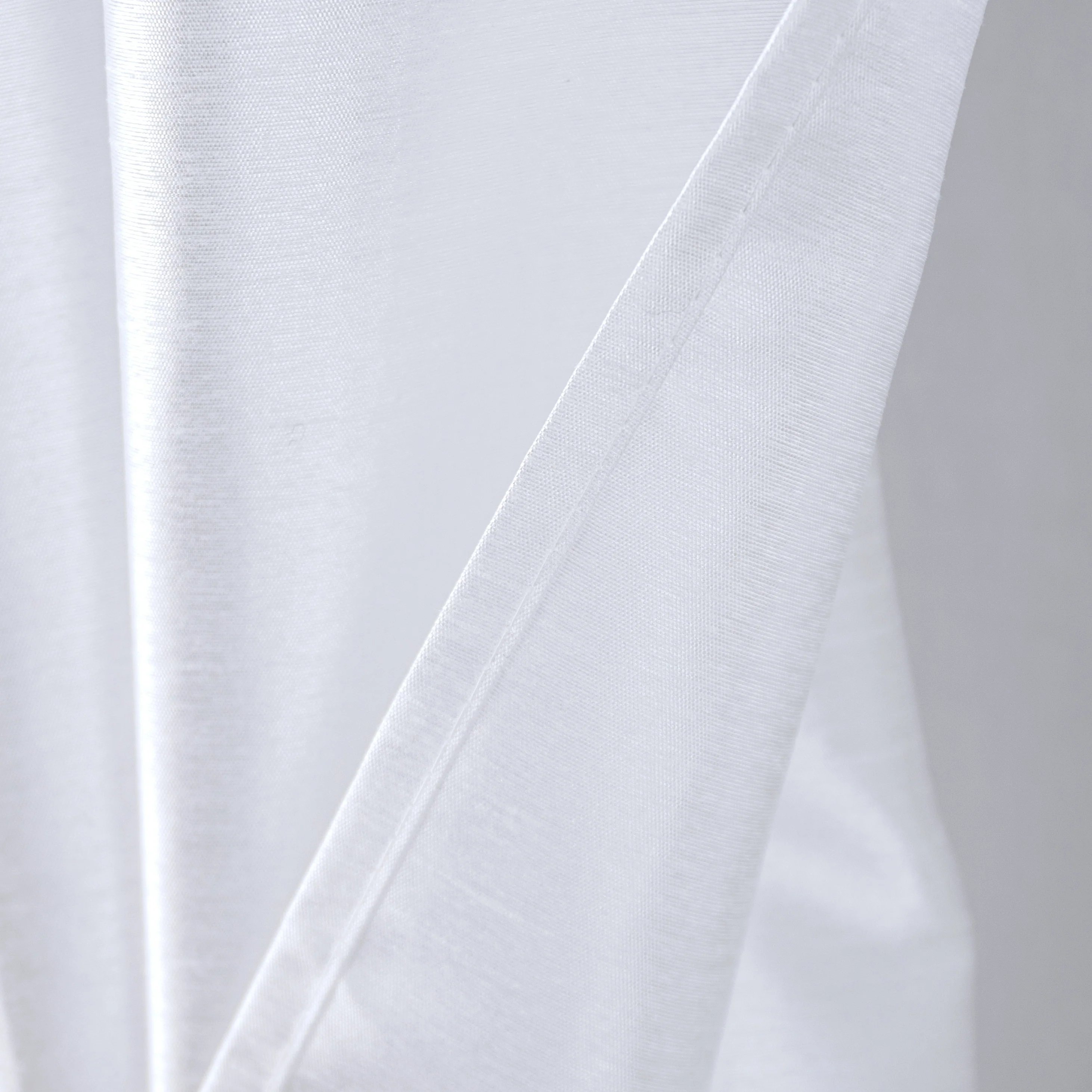 Nancy Faux Silk Window Curtain Panel Set