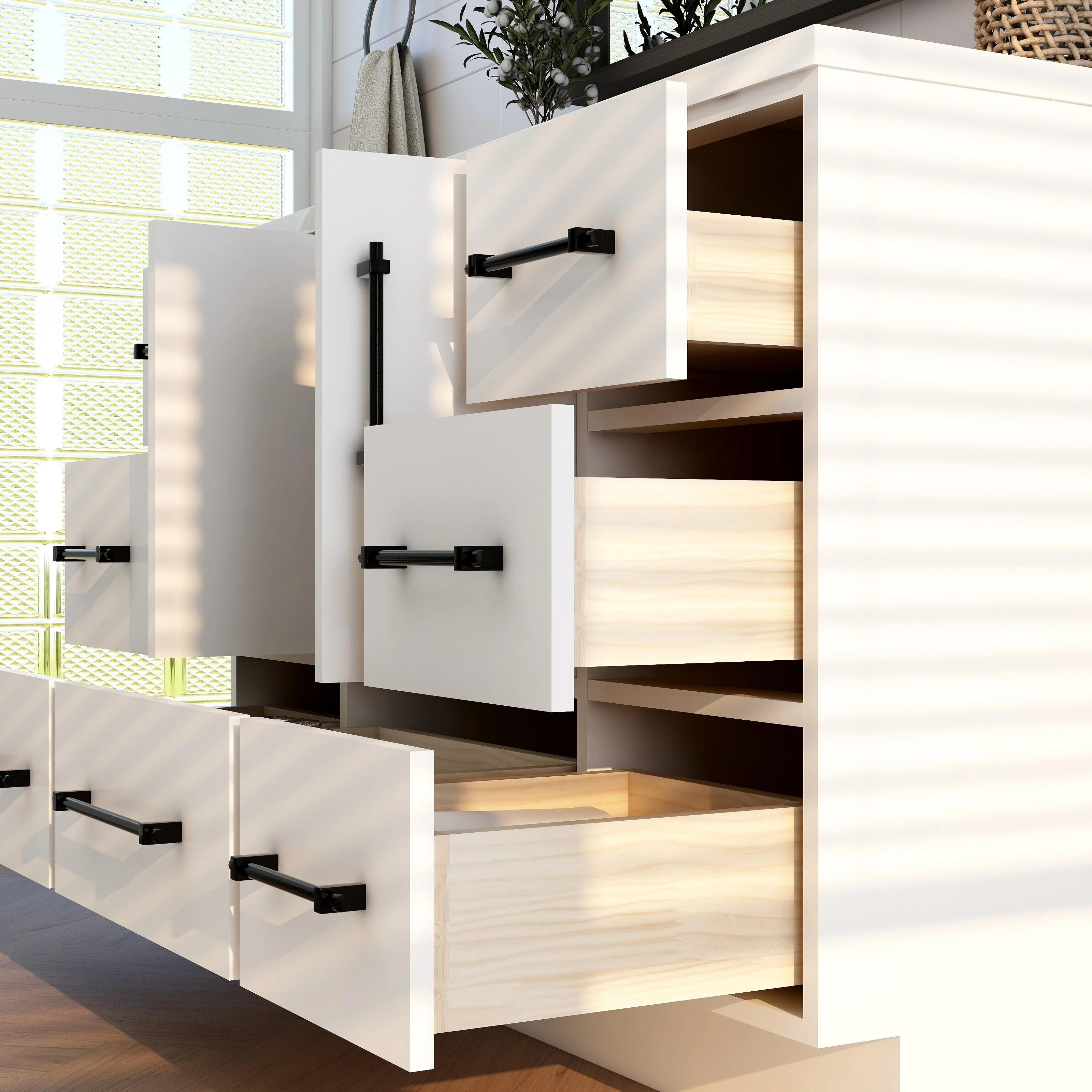 Victoria 48'' Freestanding Vanity with Reinforced Acrylic Sink - 47.5