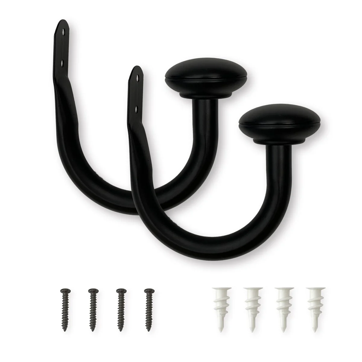 Lumi 3/4 in. Dia. Curtain Holdback (2-Pack / 4-Pack)