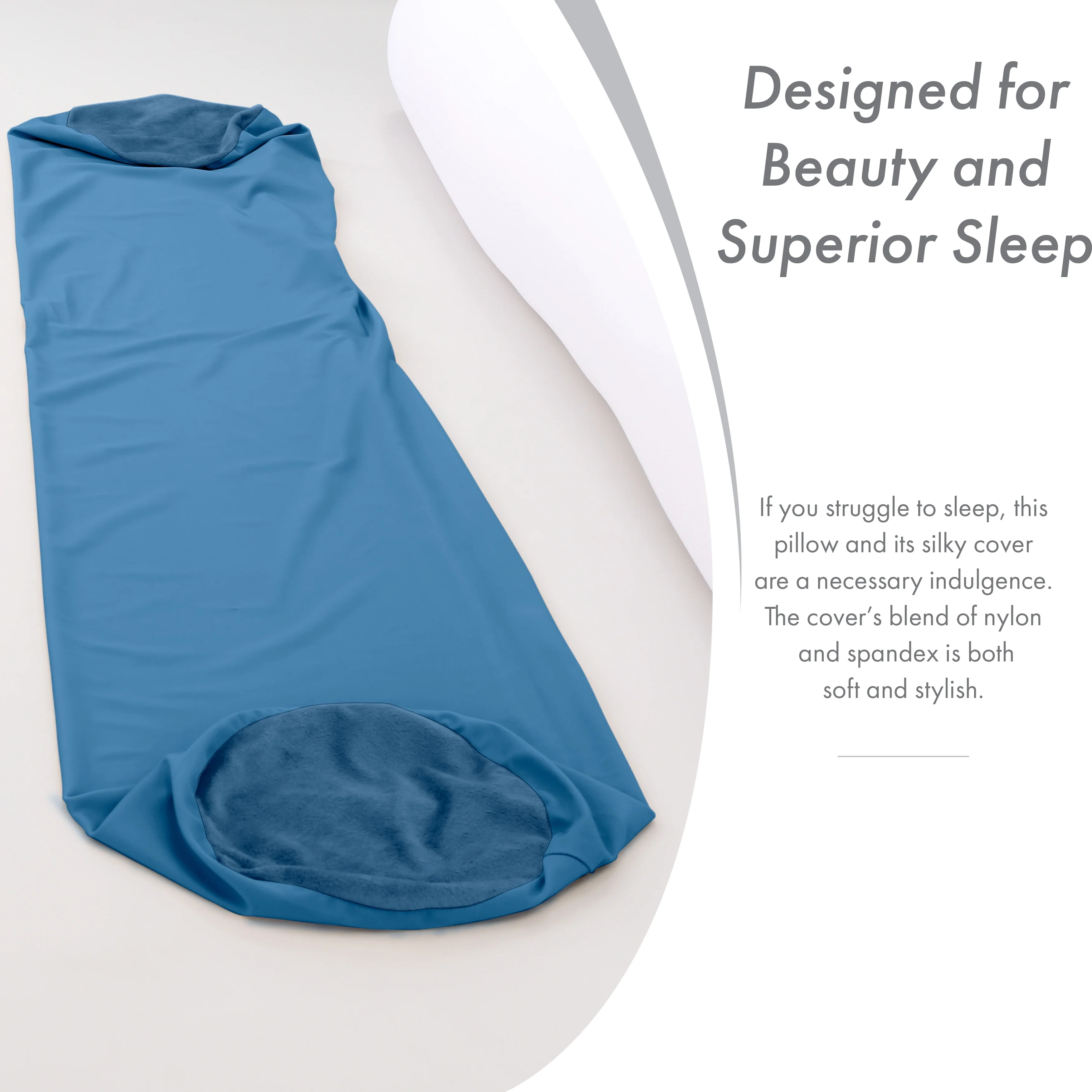 Straight Body Pillow, Premium Microbead,Side Sleeping / Pregnant Women