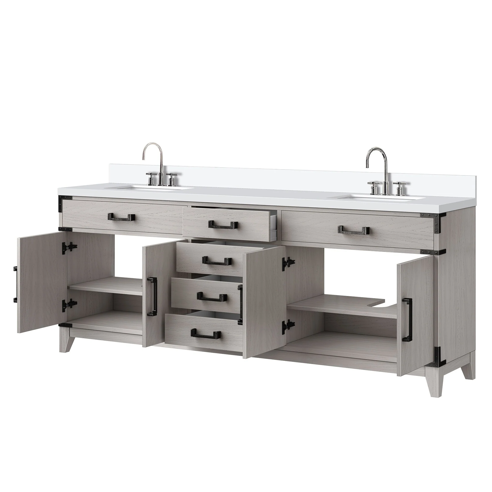 Laurel Bath Vanity Quartz Top, Sink and Faucet