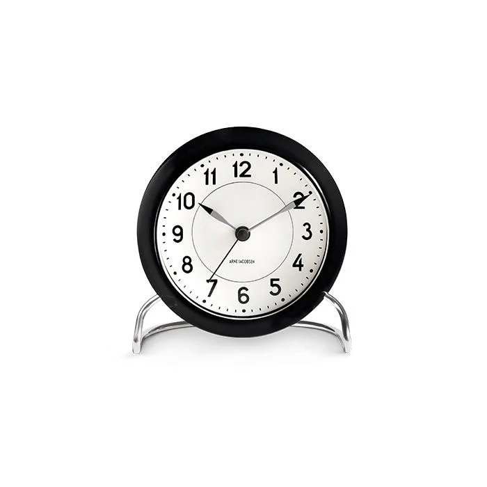 Arne Jacobsen Station Table Clock, Ø: 4.3
