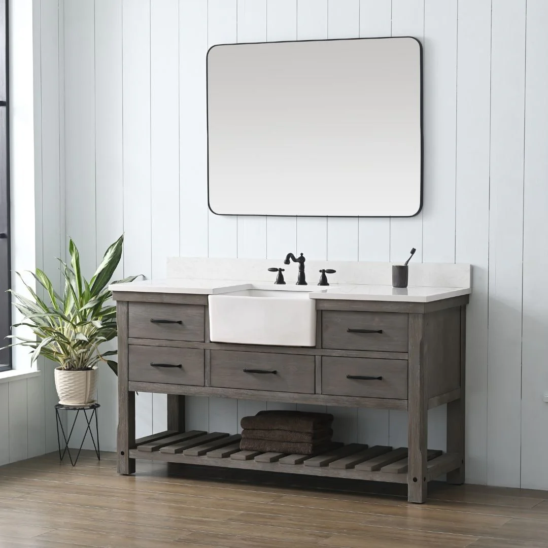 Sudio Design Bathroom Vanity Wesley Weathered Collection.